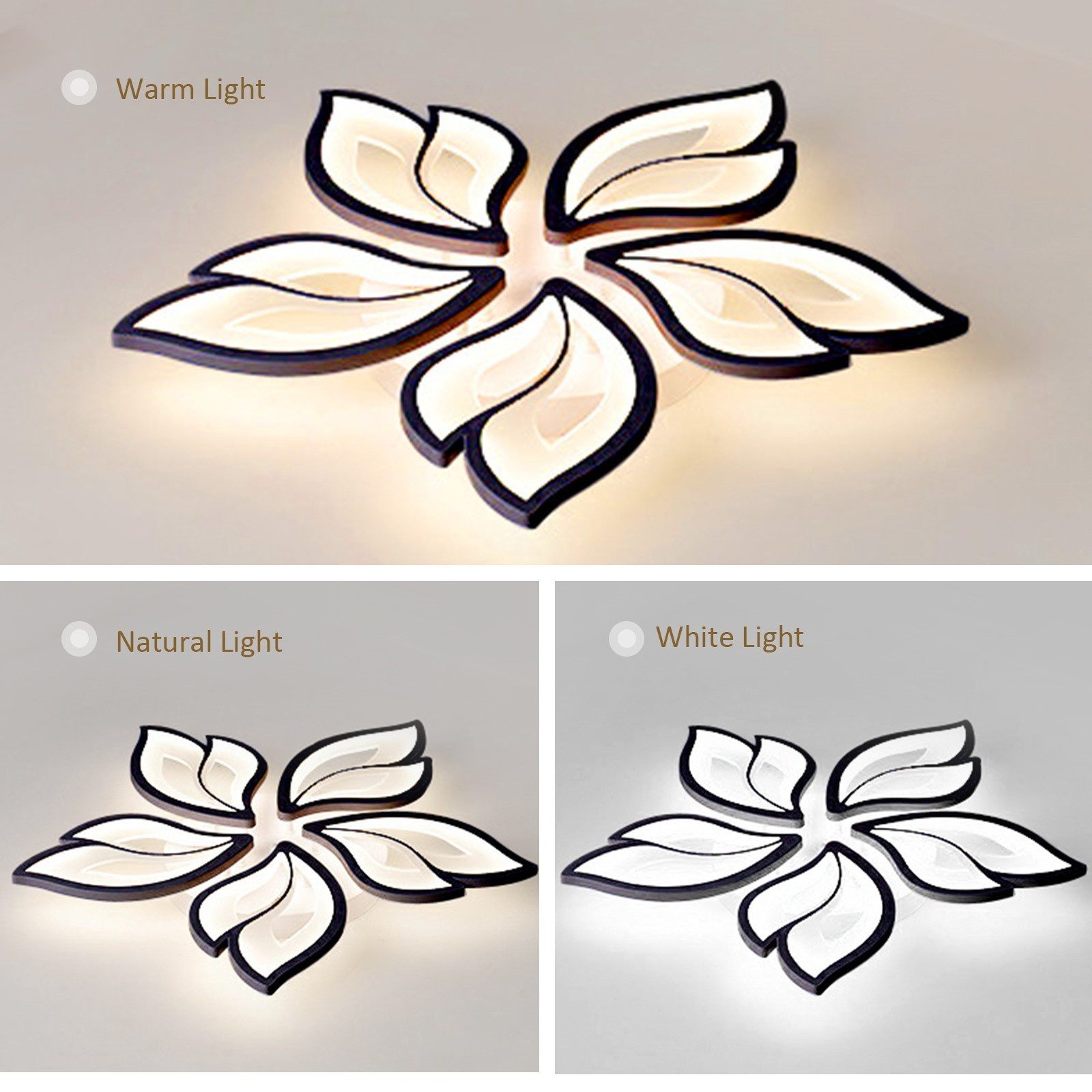 Daskoo Deckenleuchten 22W Herzförmig LED Deckenlampe günstig online kaufen