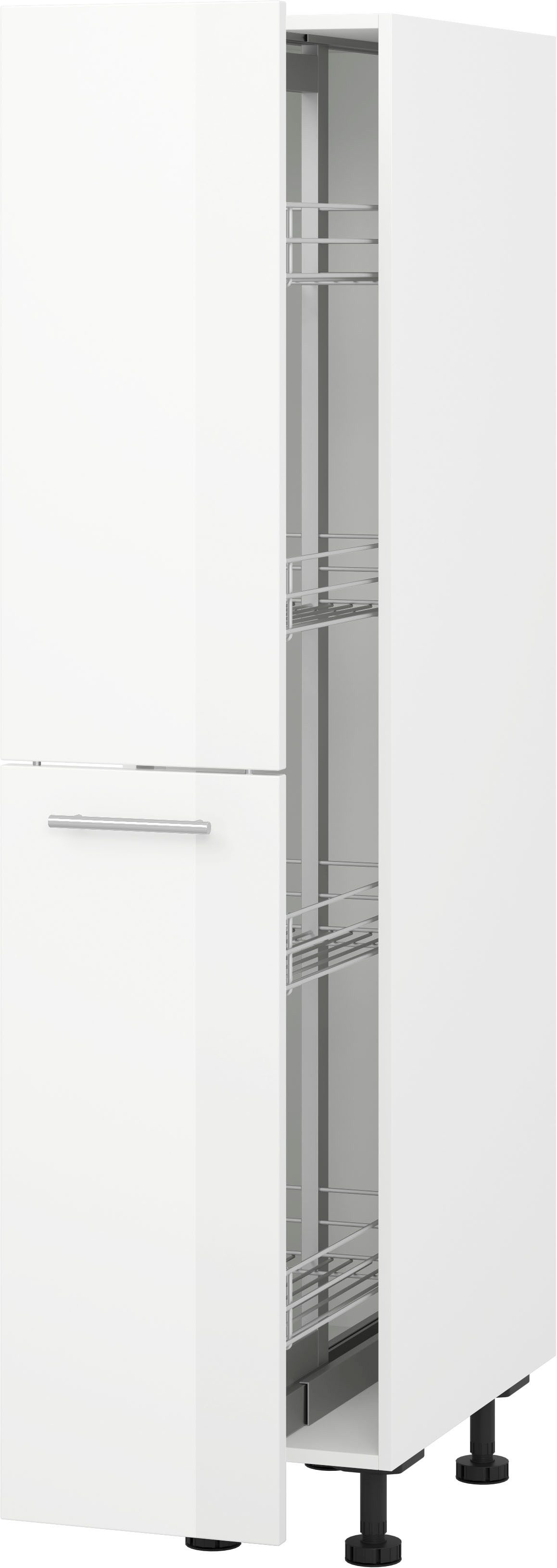 KOCHSTATION Apothekerschrank "KS-Scafa" Breite 30 cm, mit 4 Einlegekörben