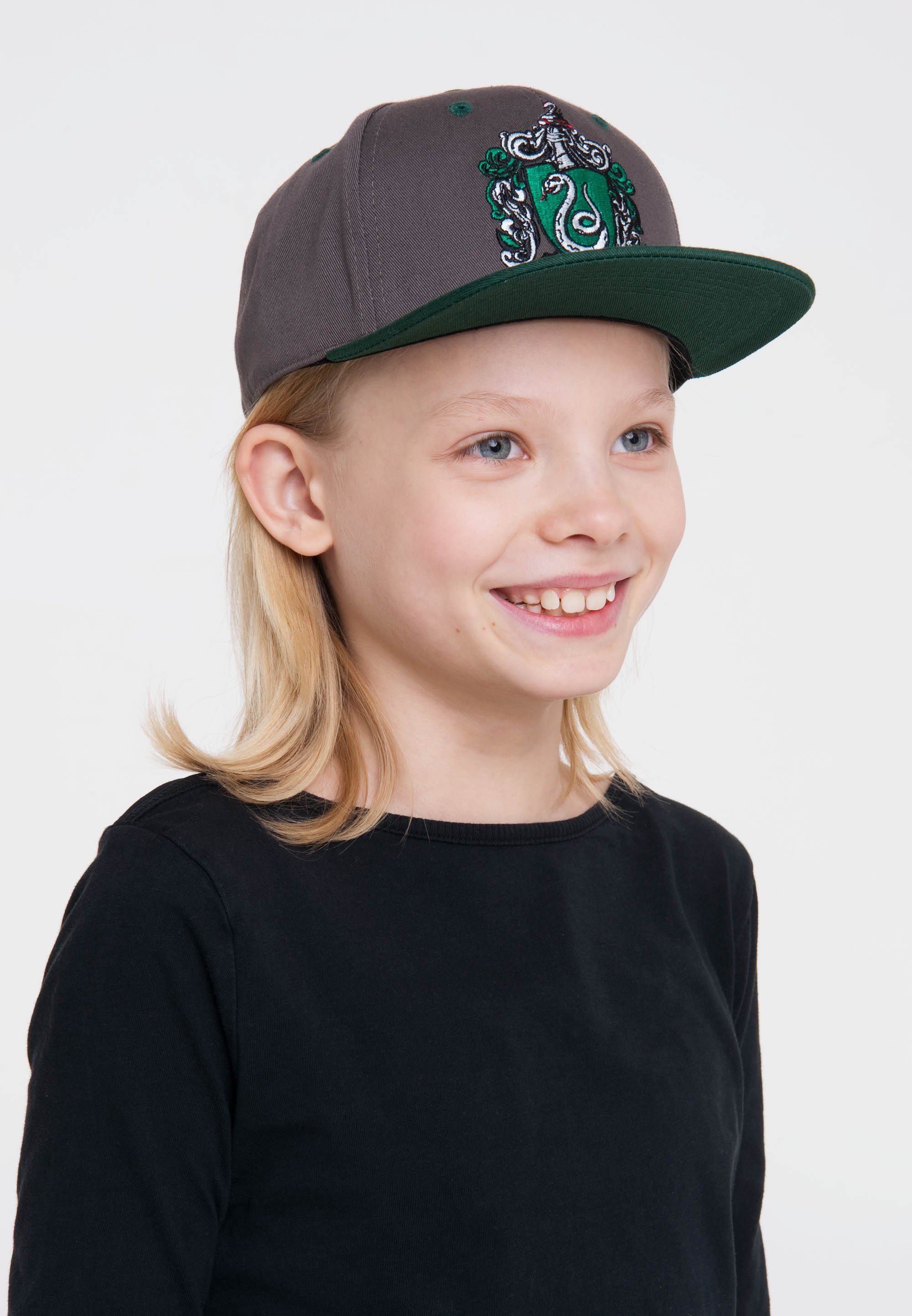 LOGOSHIRT lizenziertem Harry Slytherin – Baseball Cap Originaldesign Potter mit