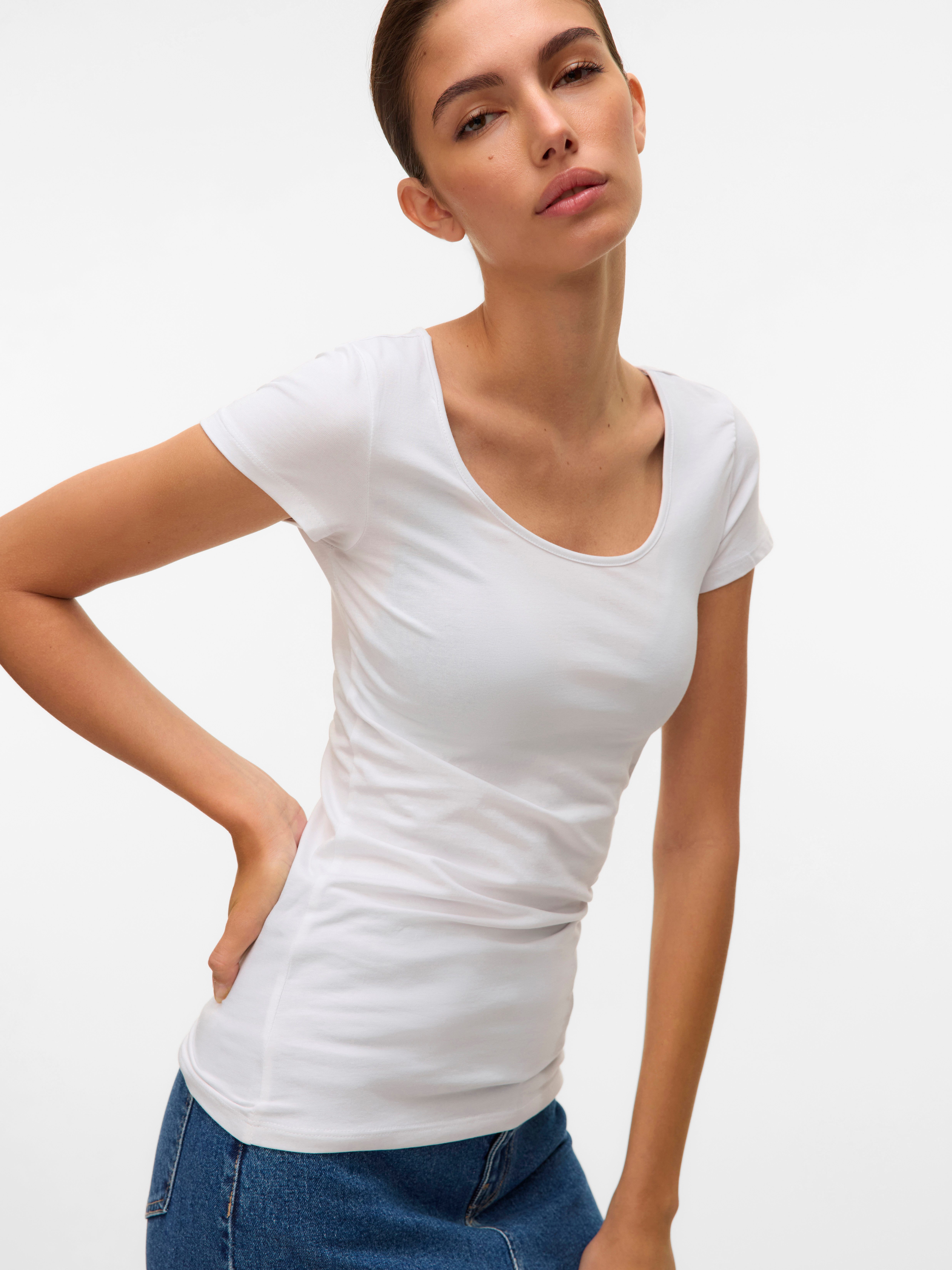 Vero Moda Rundhalsshirt VMMAXI MY SOFT günstig online kaufen