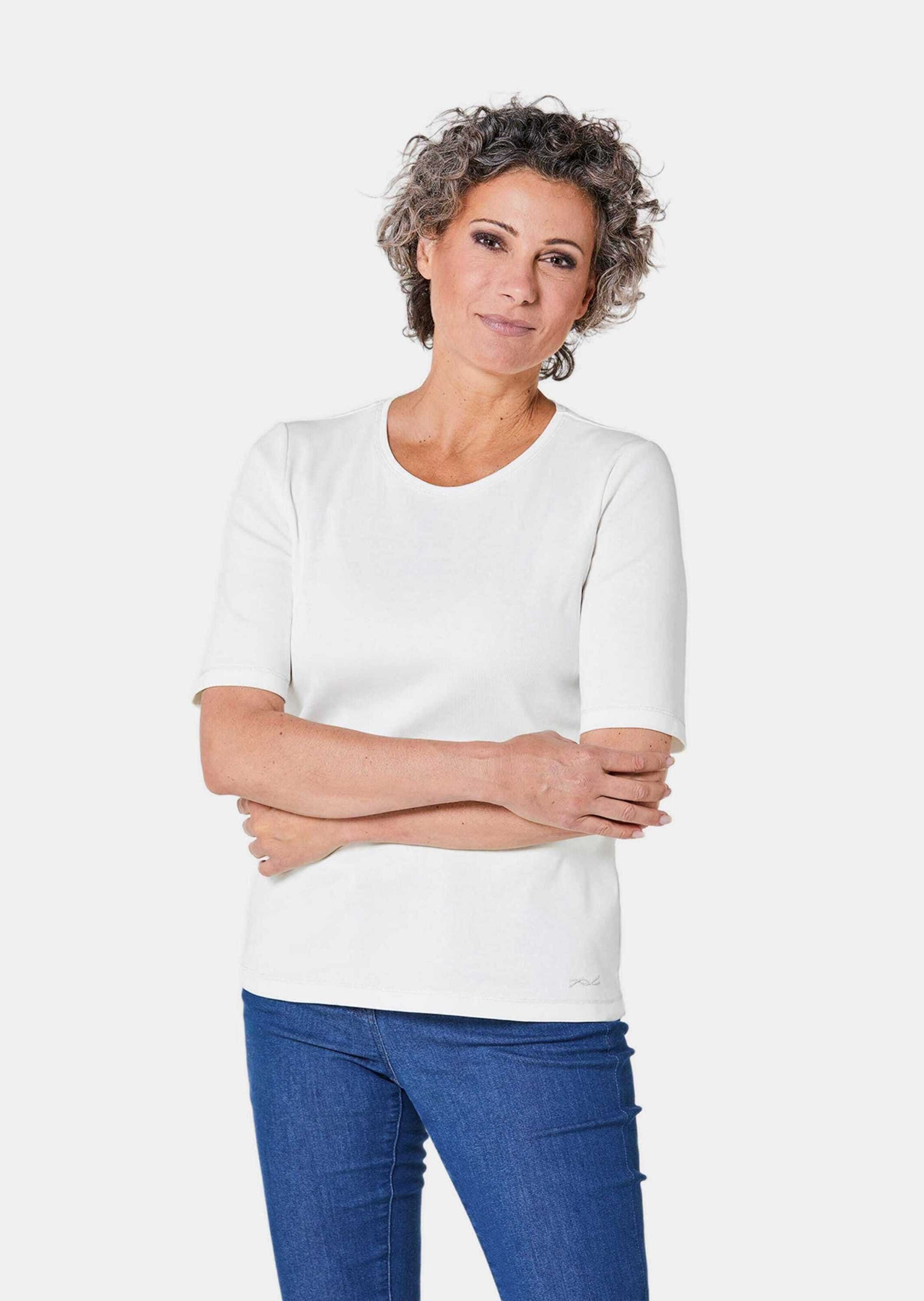 GOLDNER T-Shirt Kurzgröße: Basic T-Shirt aus günstig online kaufen