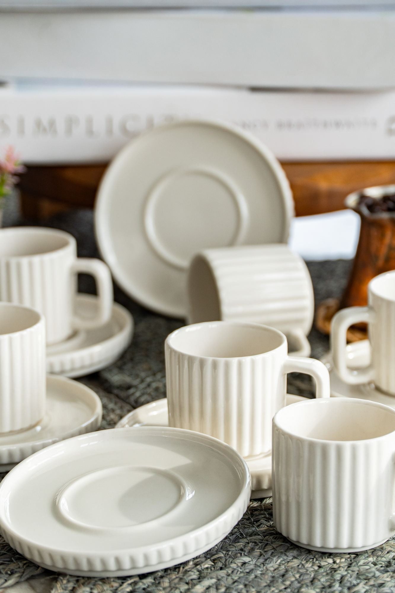 Hermia Concept Espressotasse Becher, 12-tlg., Porzellan, 12-teiliges Set