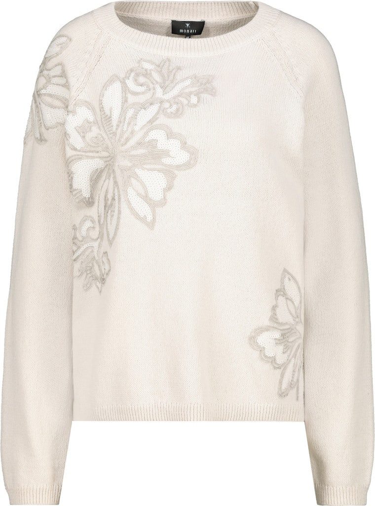 Monari Kurzarmpullover, aus Ajourstrick günstig online kaufen