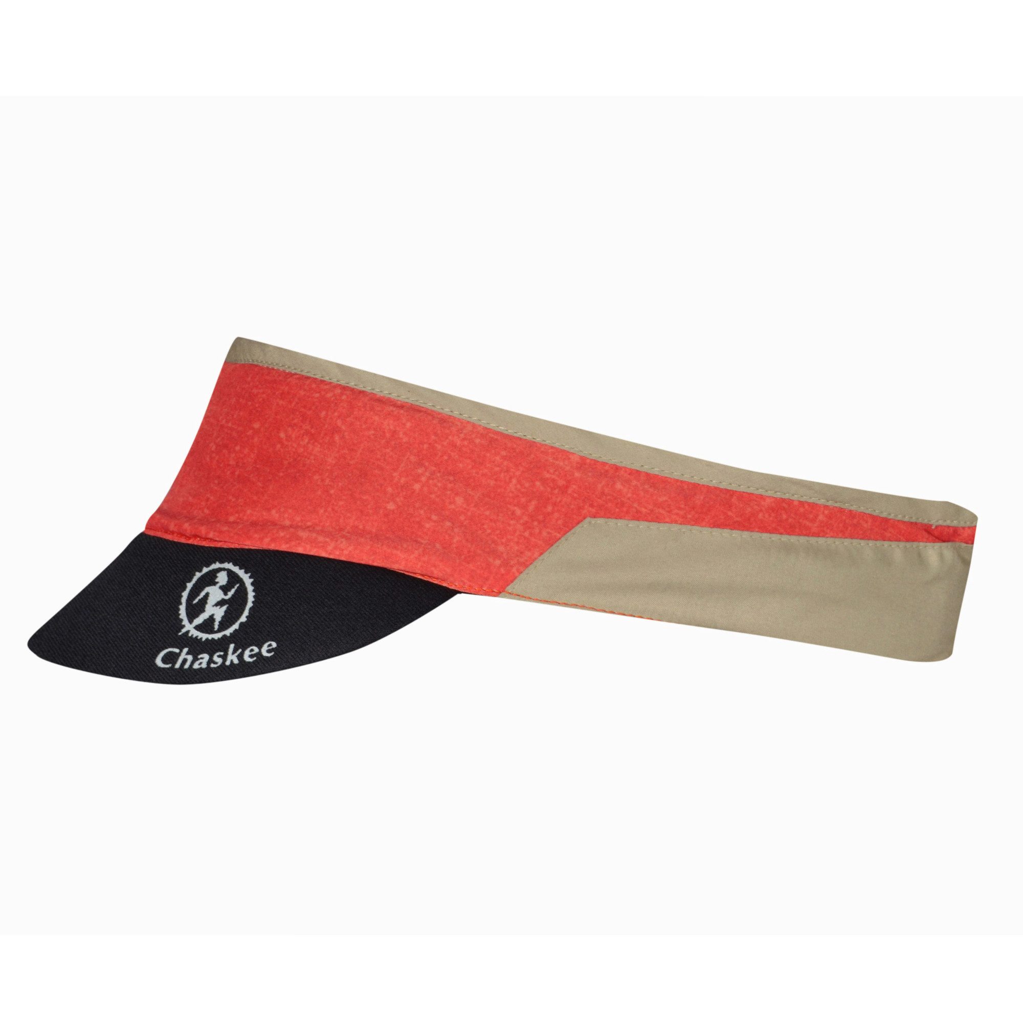 Chaskee Sonnenhut Sport Visor Stone Sport-Kappe rot