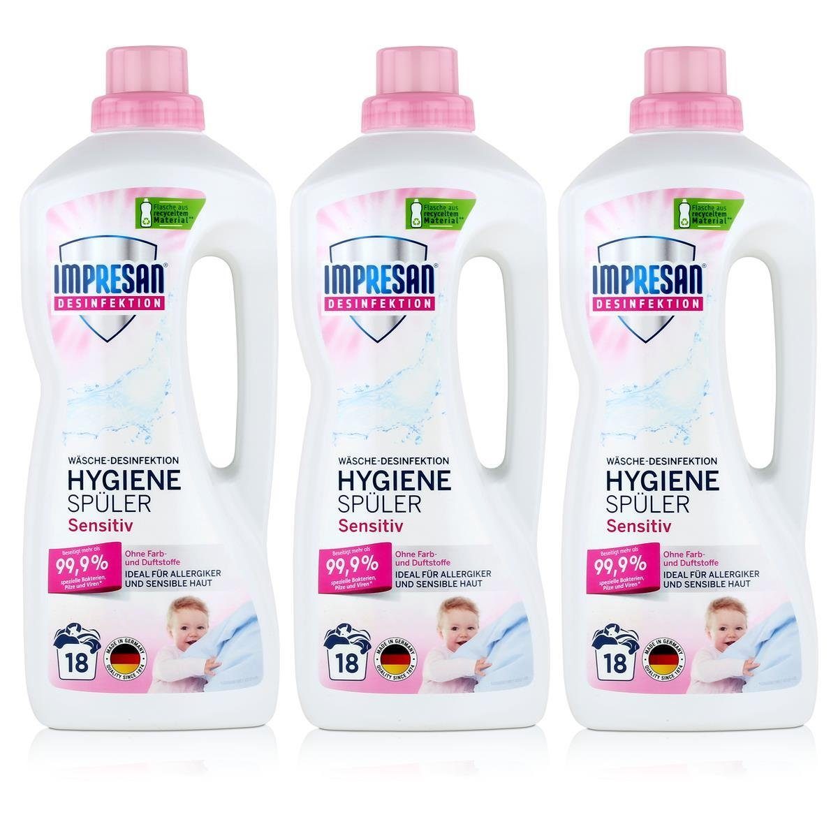 IMPRESAN Impresan Desinfektion Frei von Duft- und Farbstoffen Hygienespüler 1,5 Spezialwaschmittel