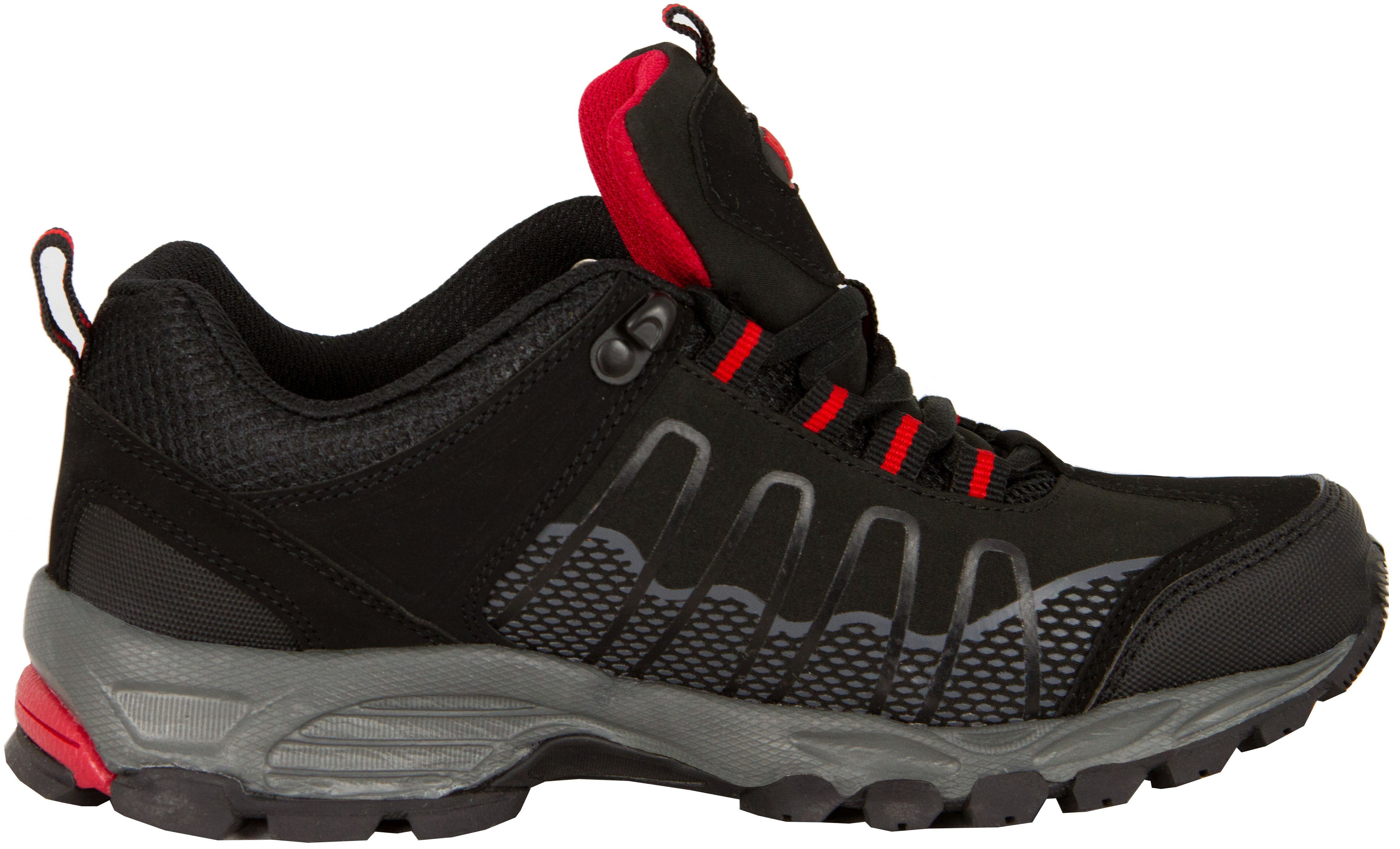 GUGGEN Mountain Damen Wanderschuh T002 Damenwanderschuh Trekkingschuhe Outdoorschuhe Outdoorschuh Wasserabweisend; Verstärkte Schuhspitze; Softshell und Leder Mix