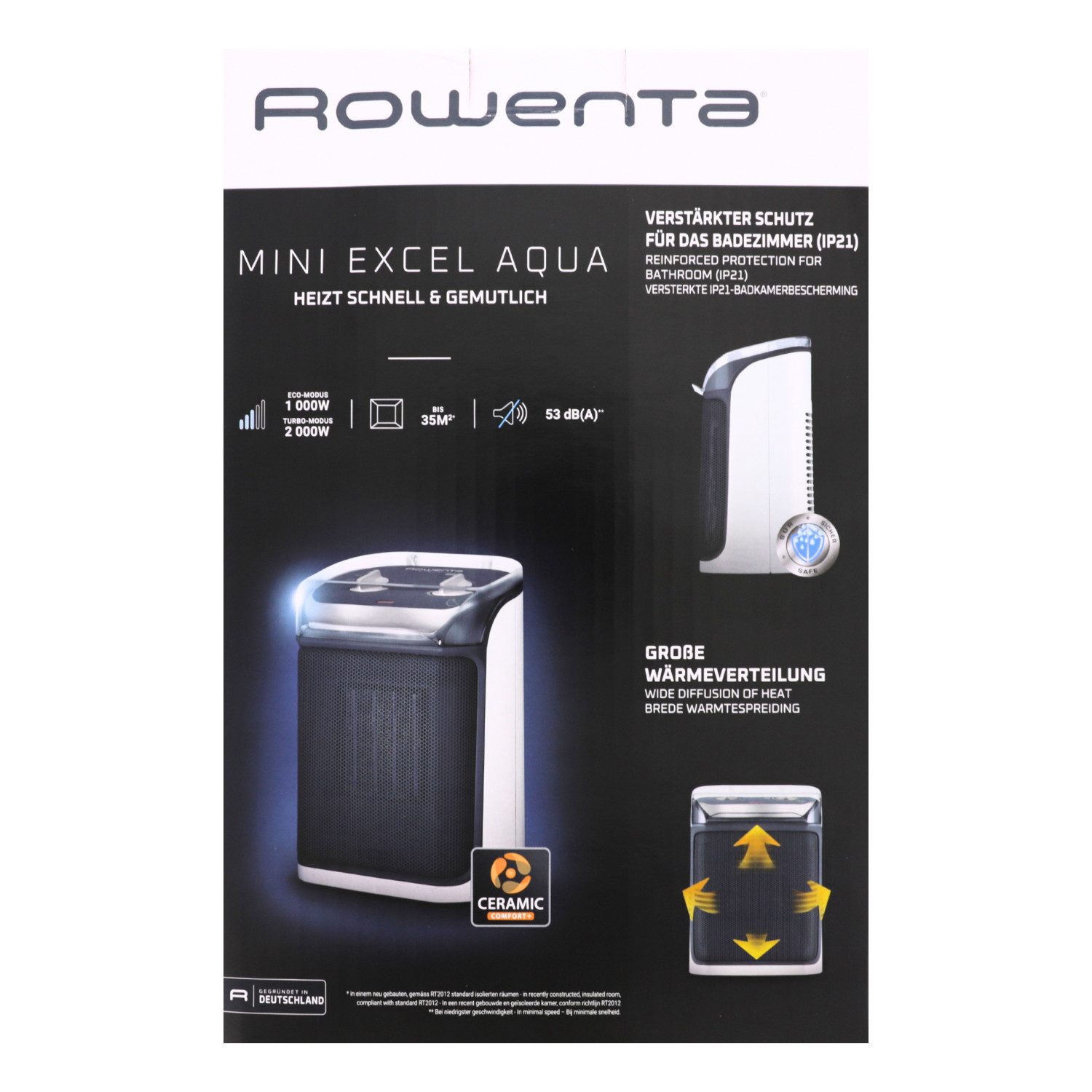 Rowenta Gesundheitskissen Rowenta Heizlüfter SO9281 Mini günstig online kaufen