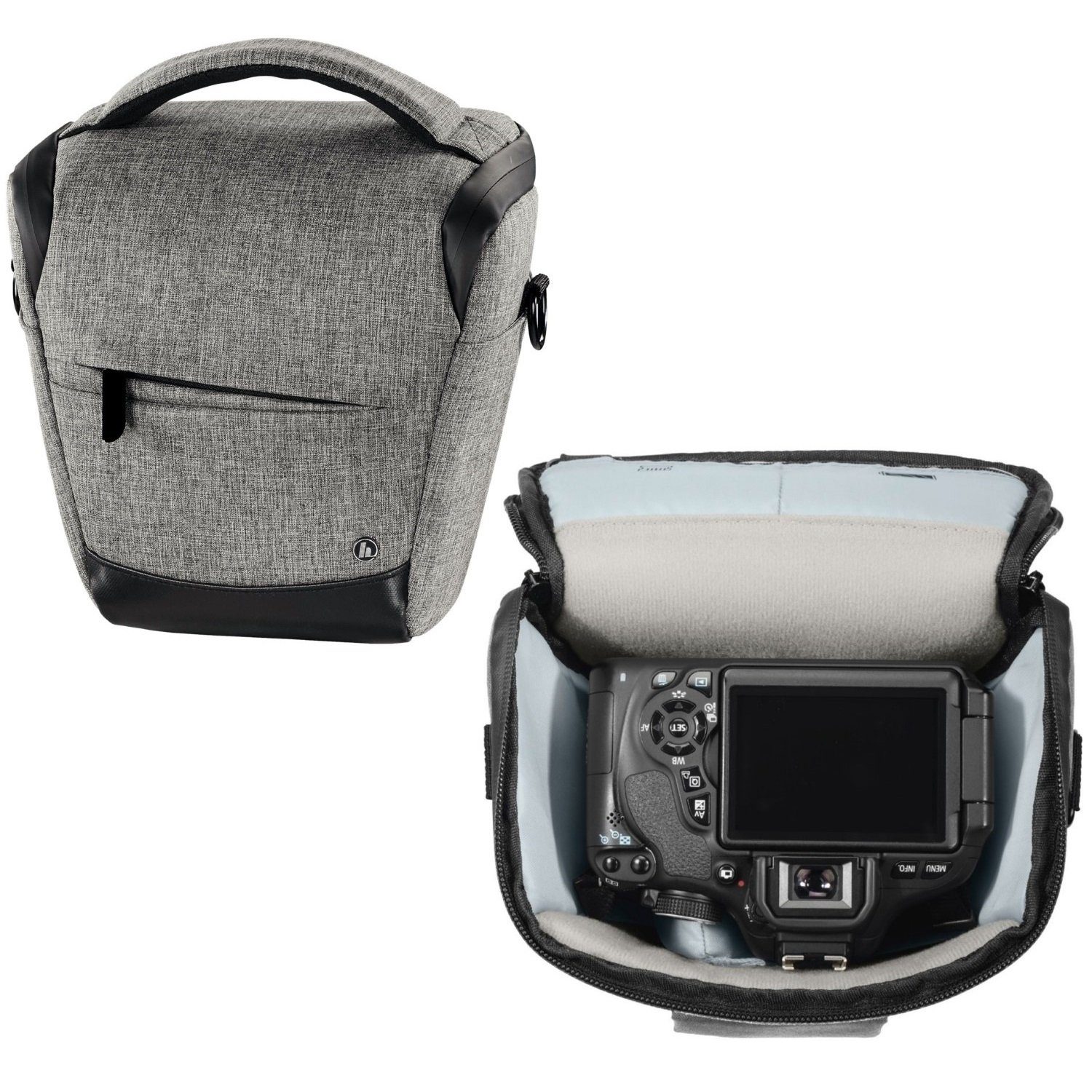 Kameratasche Kamera-Tasche Colt 110 Trinidad Universal Hülle Grau