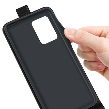 Wigento Handyhülle Für Xiaomi Redmi Note 12 Pro 5G Fliptasche Schwarz Hülle Cover Tasche
