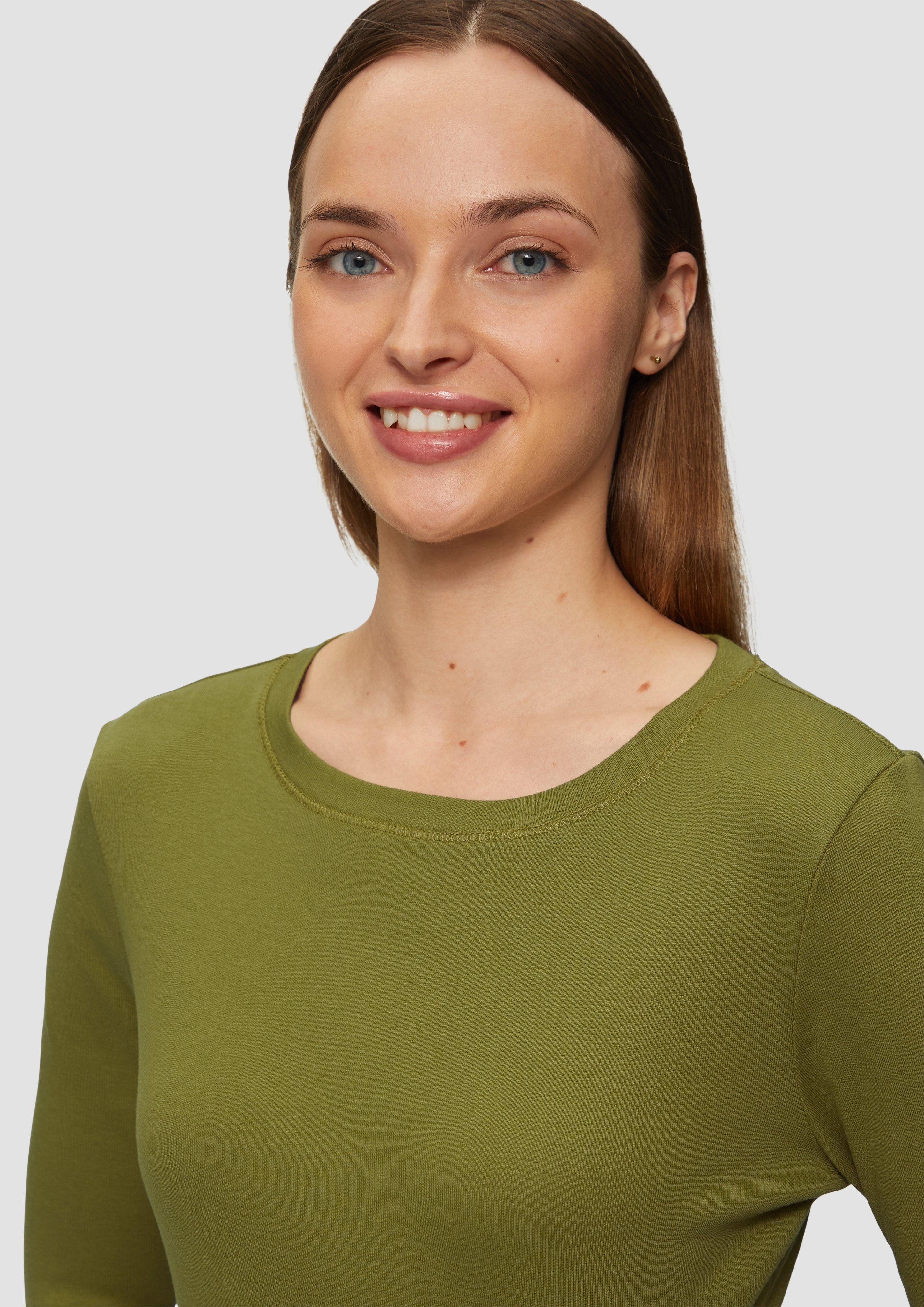 s.Oliver Langarmshirt Langarm-Shirt im Slim Fit günstig online kaufen