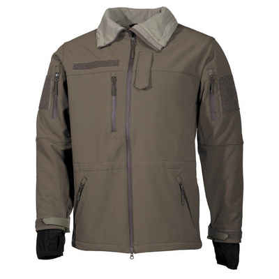 MFH Outdoorjacke Soft Shell Jacke, High Defence, oliv S