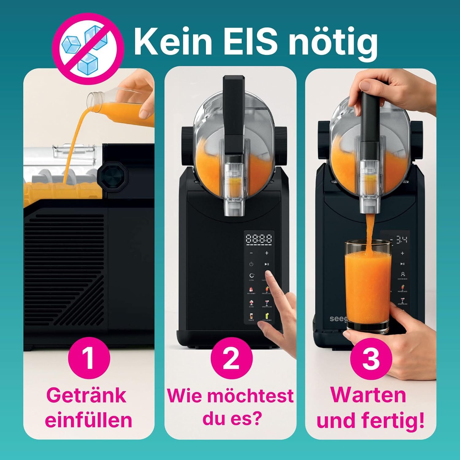 Seeger Slush-Eismaschine Seeger SuperSlush Maschine