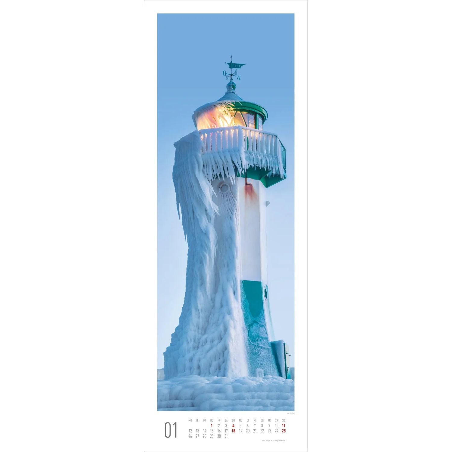 NEUMANN Wandkalender Leuchttürme 2027