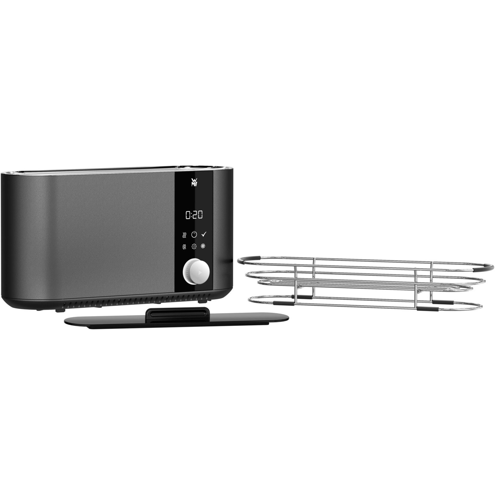 Toaster und Brötchenaufsatz Set 2-teilig Master Series