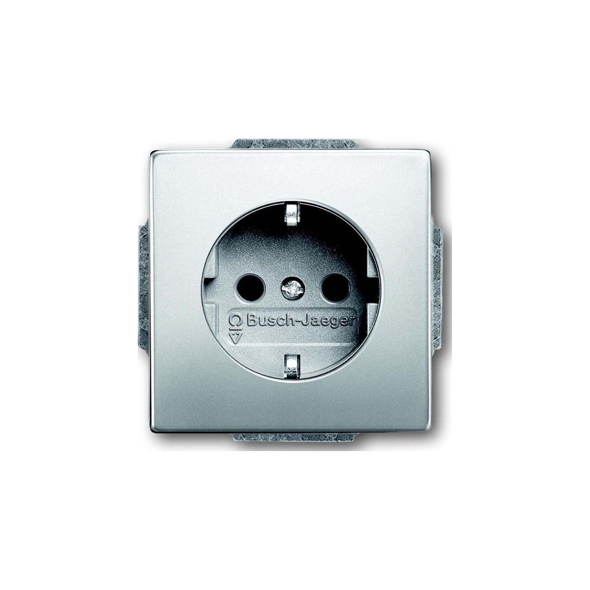 Busch-Jaeger Schuko-Stecker Busch-Jaeger Steckdosen-Einsatz ed m.Steckanschluss 20 EUC-866