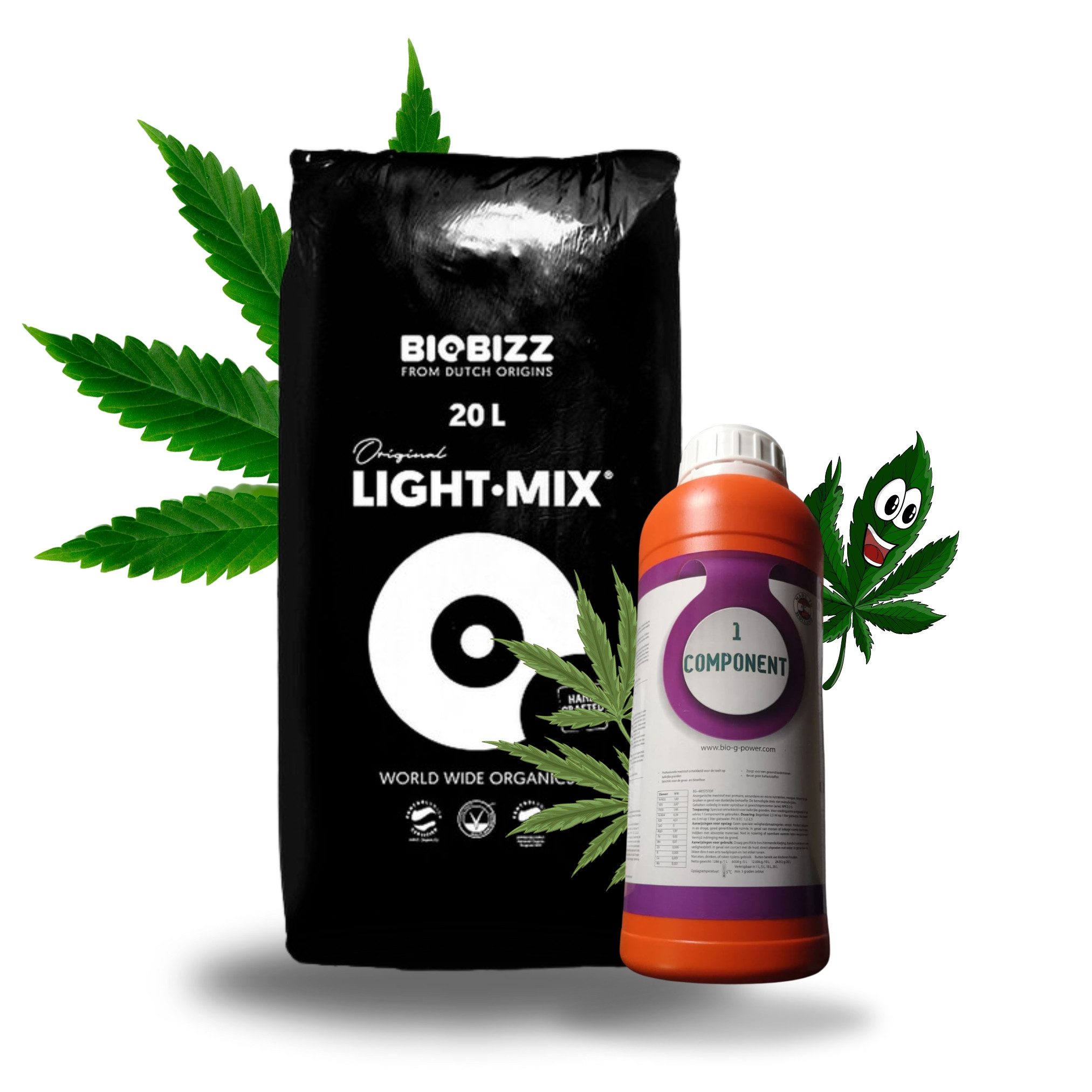 TronicXL Anzucht- und Kräutererde Dünger für BioBizz Set + Light Mix Grow E günstig online kaufen