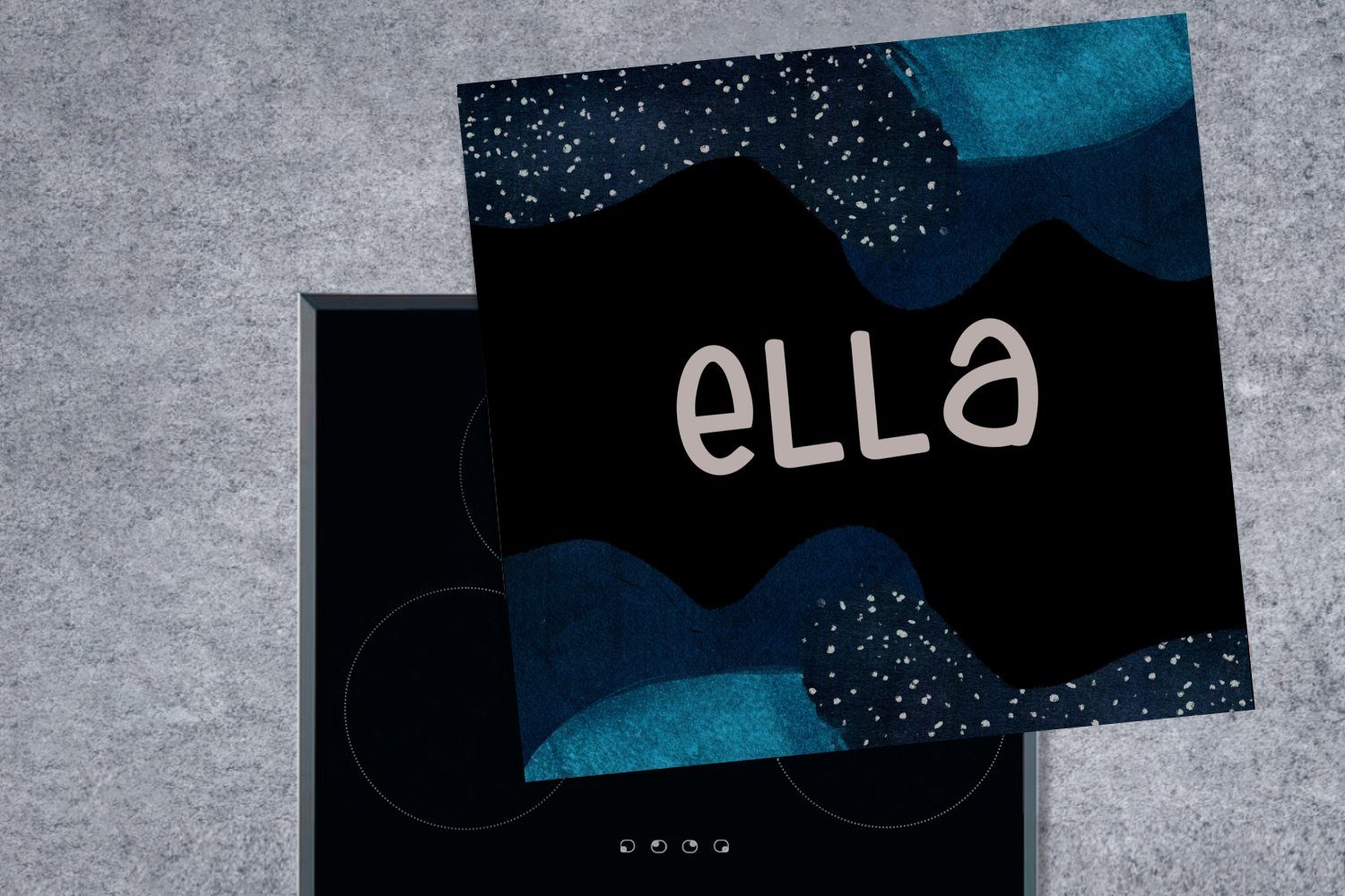 Ceranfeldabdeckung, Ella (1 cm, für MuchoWow Pastell Mädchen, Vinyl, - küche - Herdblende-/Abdeckplatte tlg), 78x78 Arbeitsplatte