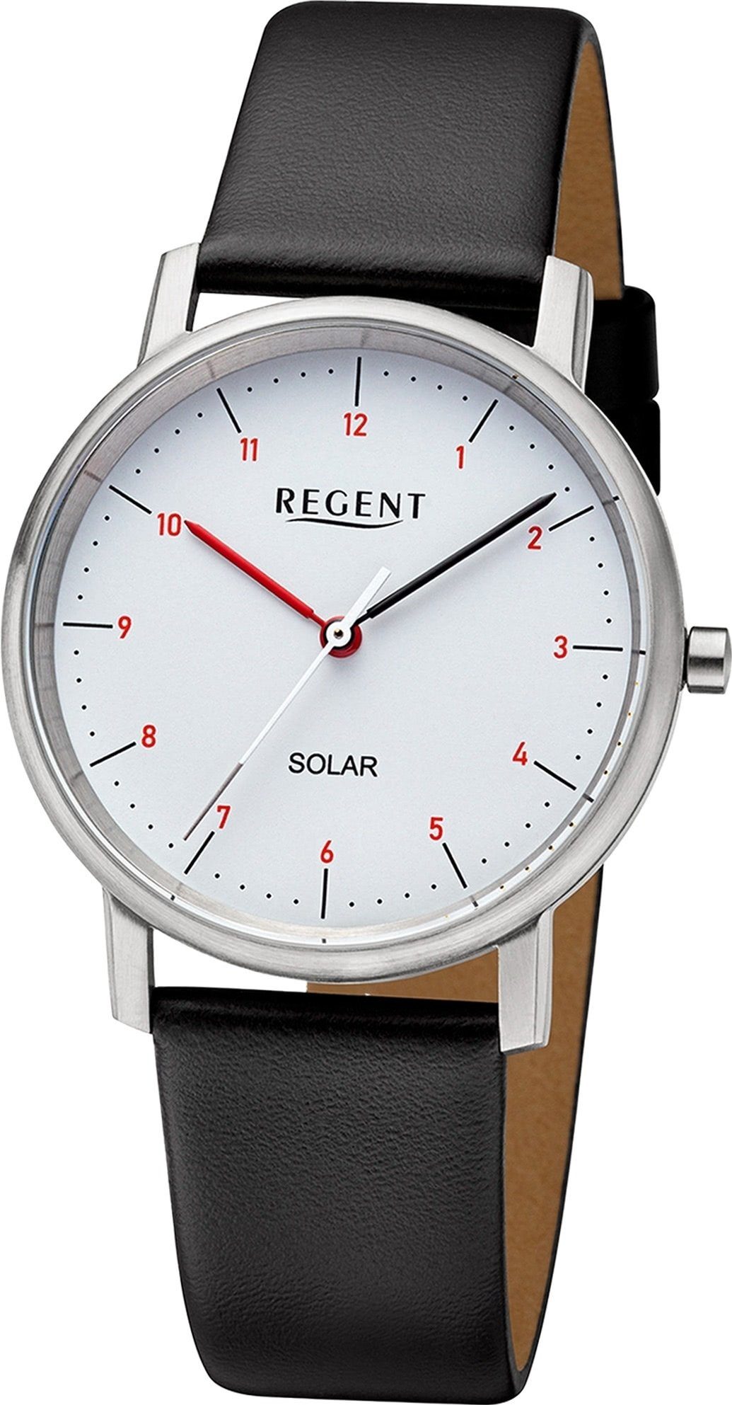 Solaruhr Regent Damen Solaruhr Analog Lederarmband