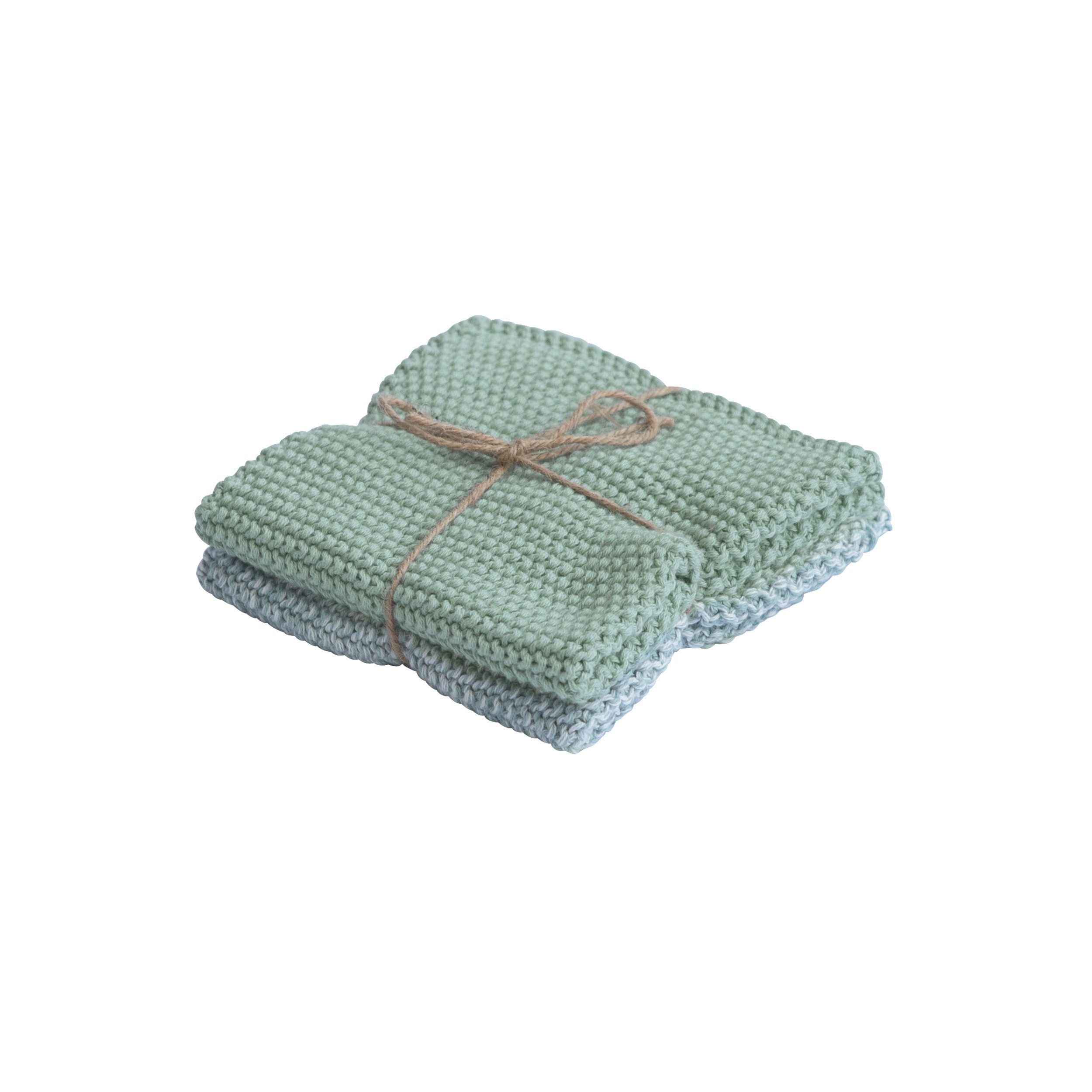 PICHLER Spültuch Baumwollgestrick uni Spültuch 2er Pack 4er Set 27 x 27 cm LOLA Rechte, (Spar-Set, 8-tlg., 8 x Spültuch), Spültuch Putzlappen Küchentuch