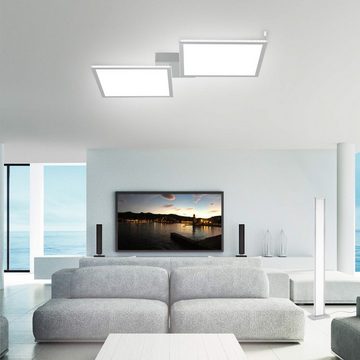 Paul Neuhaus Smarte LED-Leuchte LED Deckenleuchte Q - ROSA Smart Home, Smart Home, CCT-Farbtemperaturregelung, Dimmfunktion, Memoryfunktion, mit Leuchtmittel, CCT-Farbtemperaturregelung, dimmbar Fernbedienung
