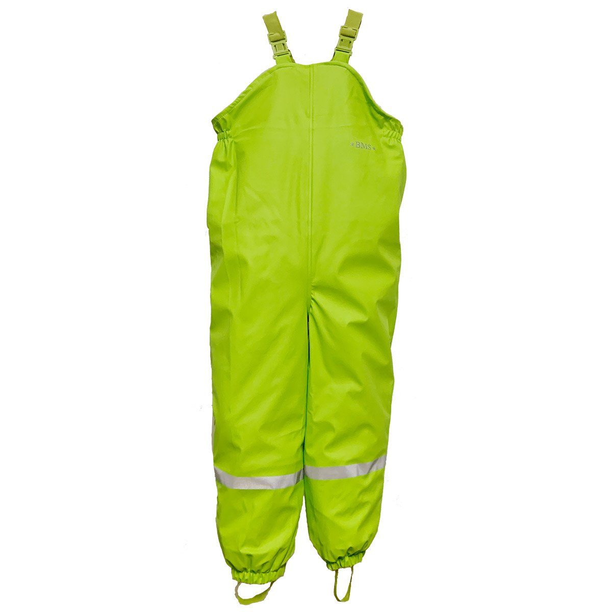 BMS Schneelatzhose Thermo Buddelhose mit Fleece Futter 100% wasserdicht & pflegeleicht limette