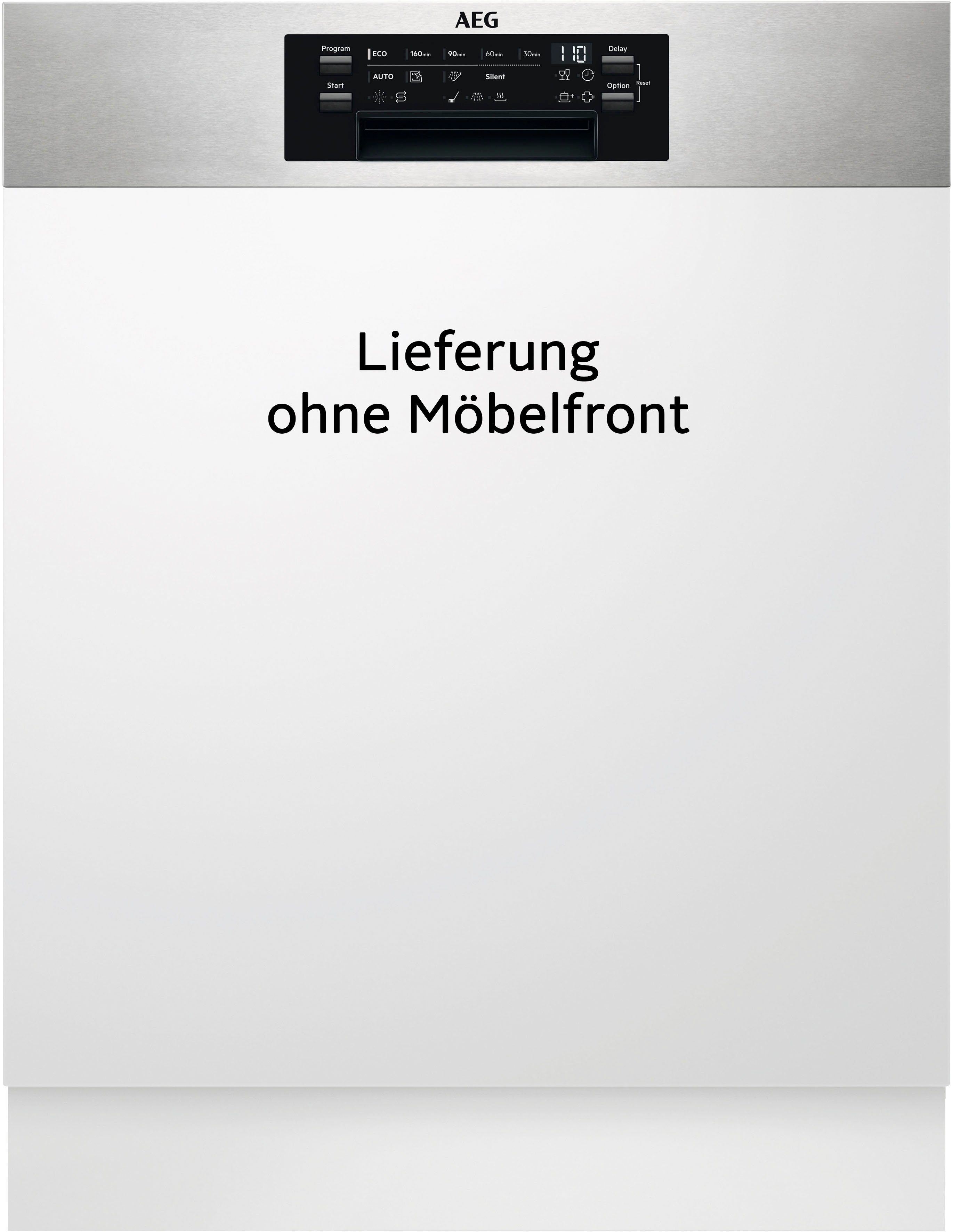 AEG teilintegrierbarer Geschirrspüler, FEE83806PM, 14 Maßgedecke, XXL-Geschirrspüler