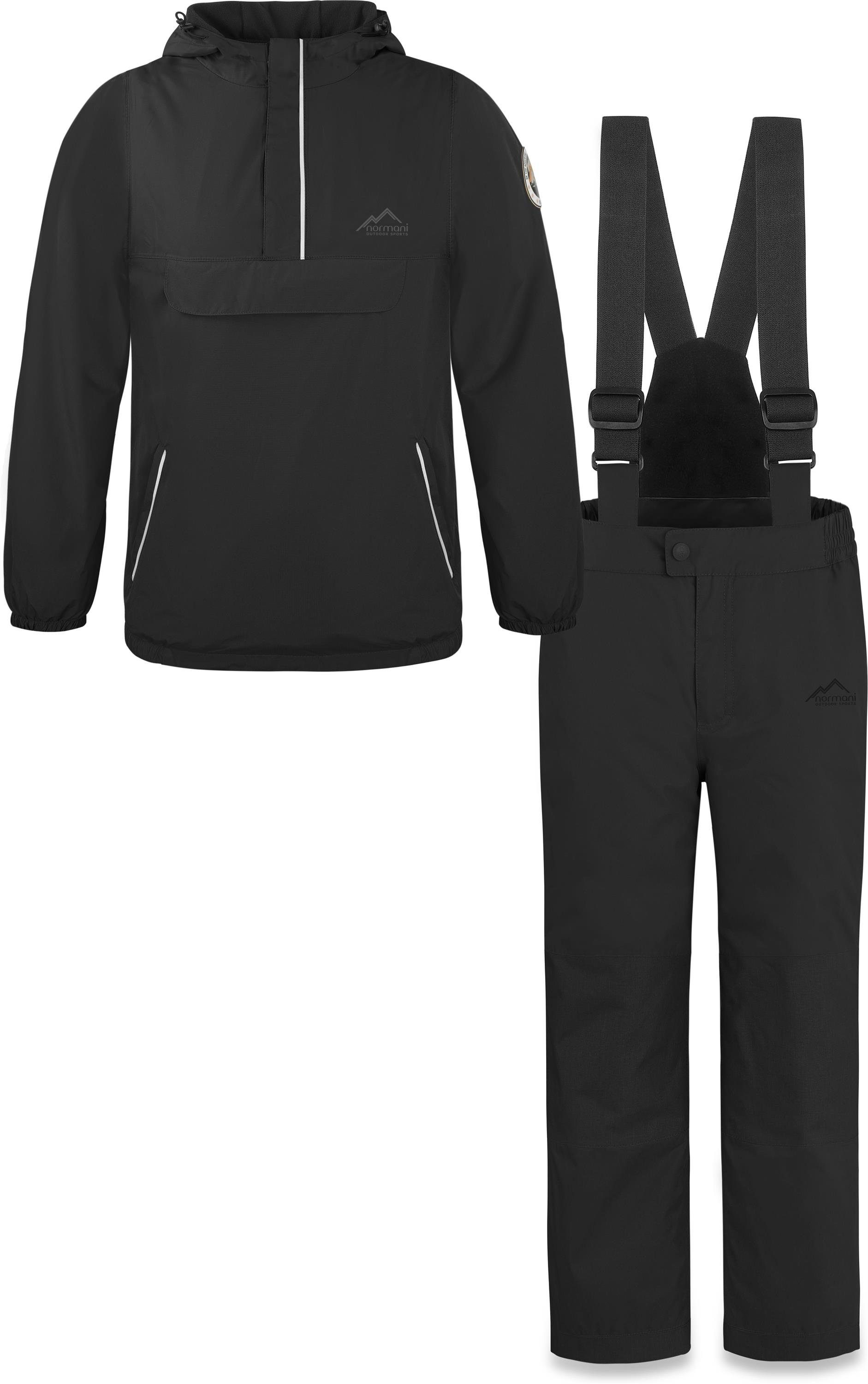 normani Winterjacke Kinder WinterSet Thermohose und Windbreaker Wasserdichte Ski Thermohose und Winterjacke Schneeanzug Ski Set