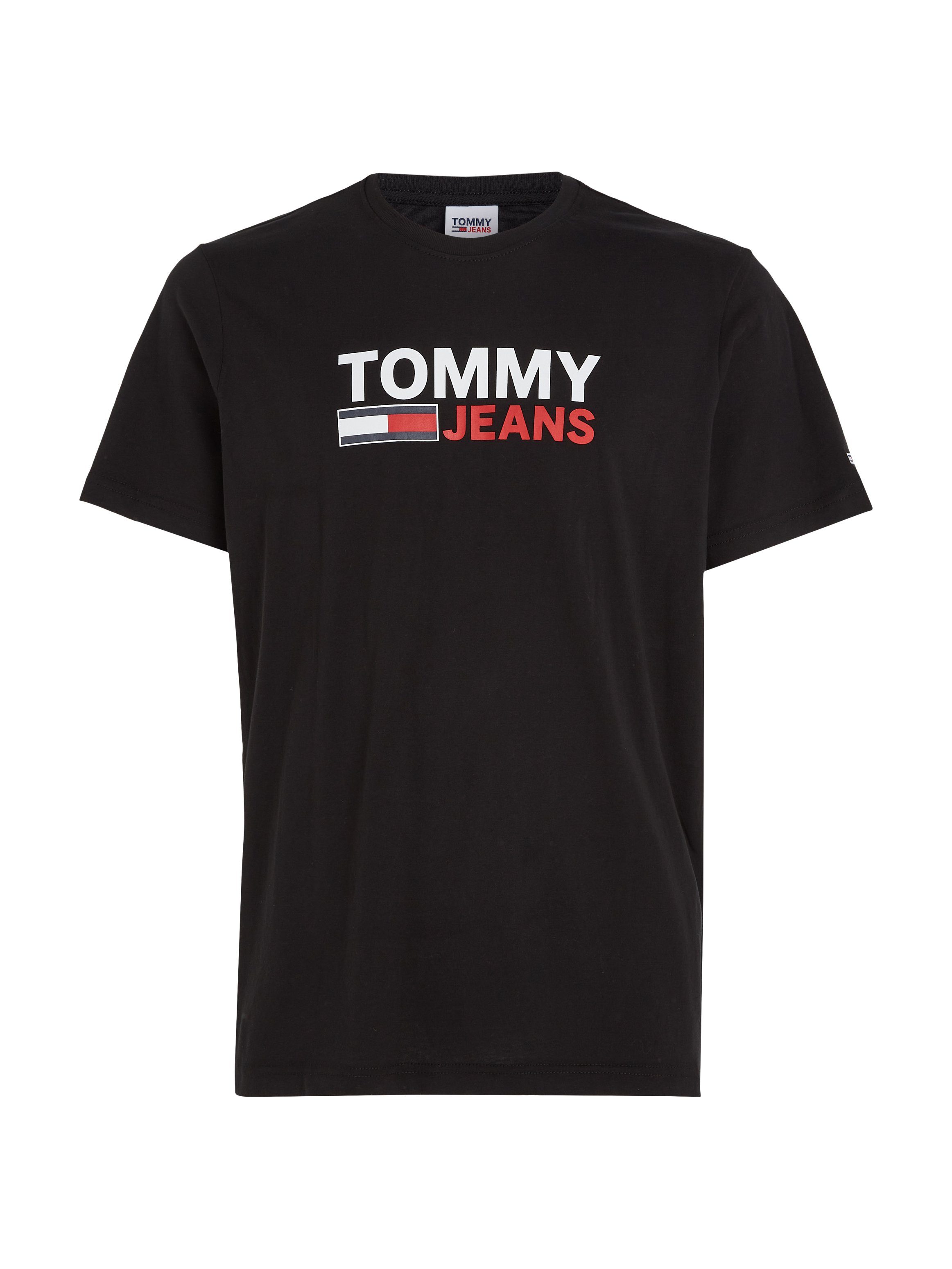 CORP Jeans TJM T-Shirt Black Tommy LOGO TEE