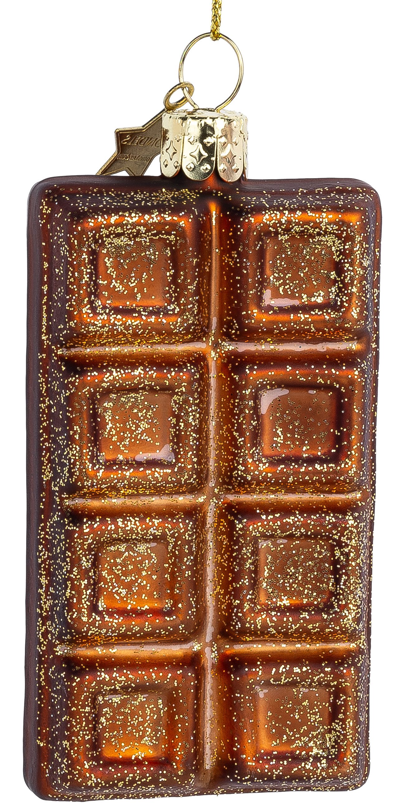 Christbaumschmuck BS673 Schokolade Glas Figur Weihnachtsbaum Anhänger