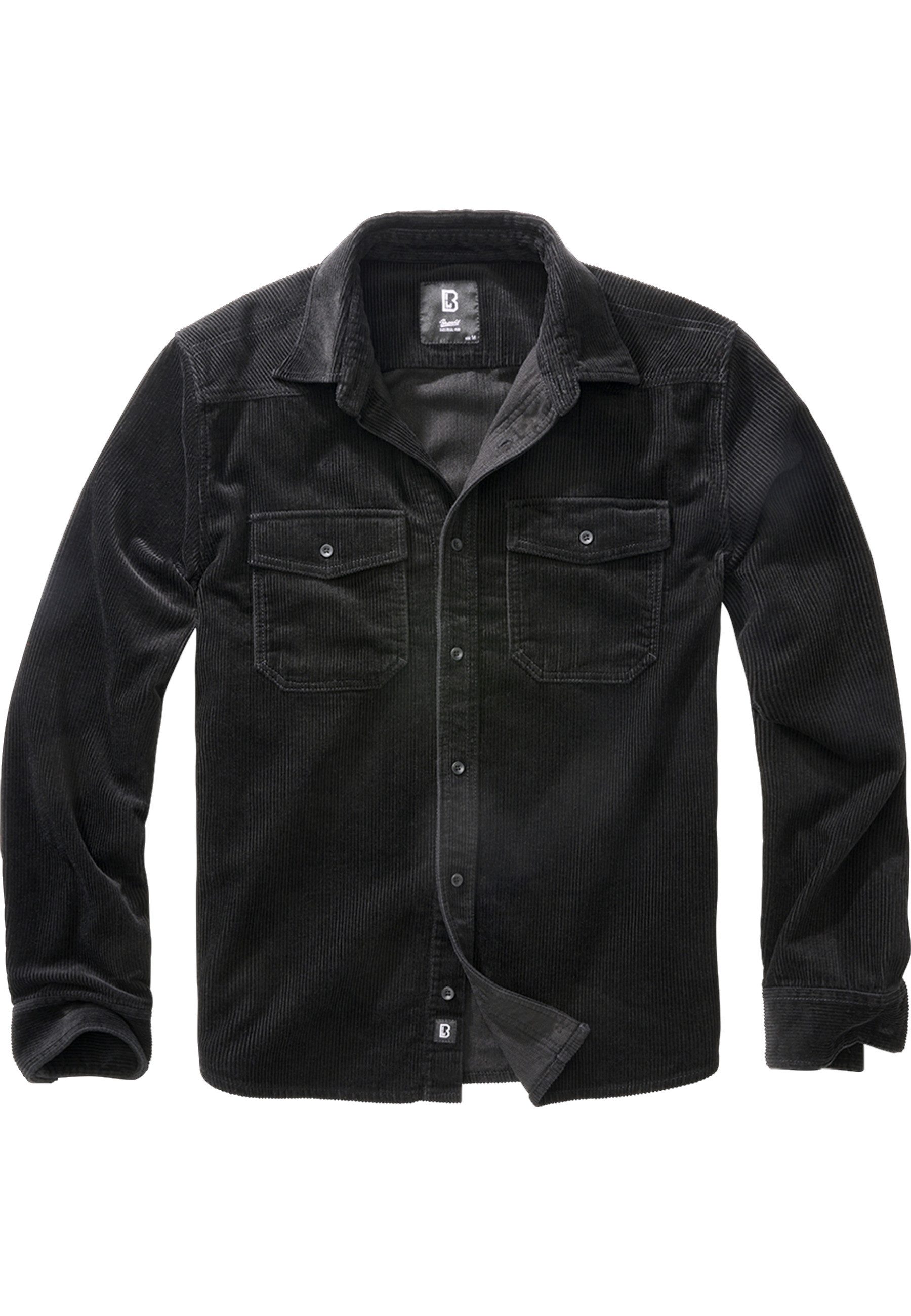 Brandit Langarmhemd Brandit Herren Corduroy Classic Shirt Long Sleeve (1-tlg)