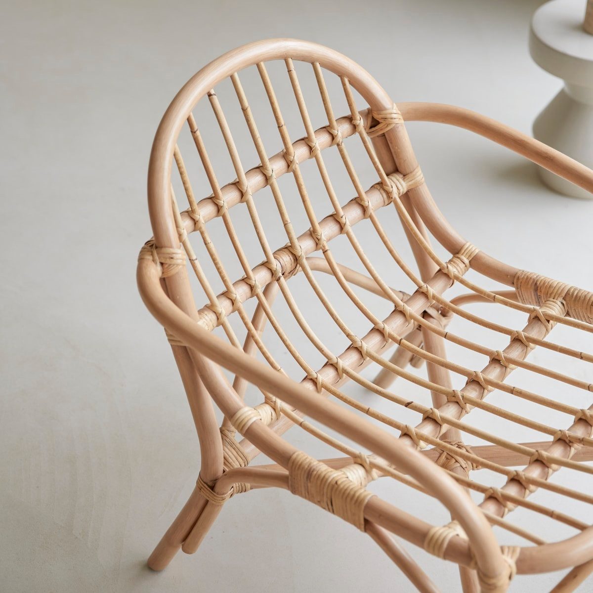 Tikamoon Sessel Stuhl aus Rattan natur Naturfaser klassisch Rattanmöbel neu Tikamoon