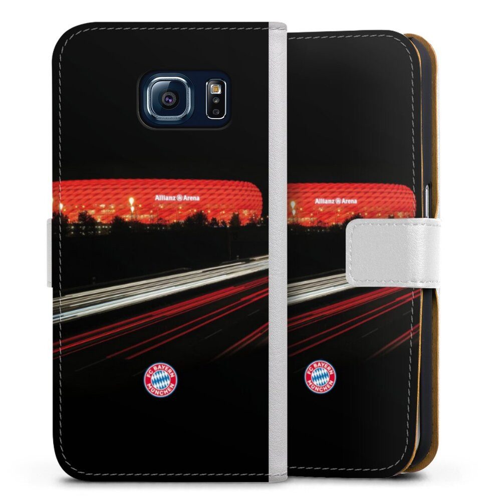 DeinDesign Handyhülle FC Bayern München FCB Stadion FC Bayern München Allianz Arena, Samsung Galaxy S6 Hülle Handy Flip Case Wallet Cover Handytasche Leder