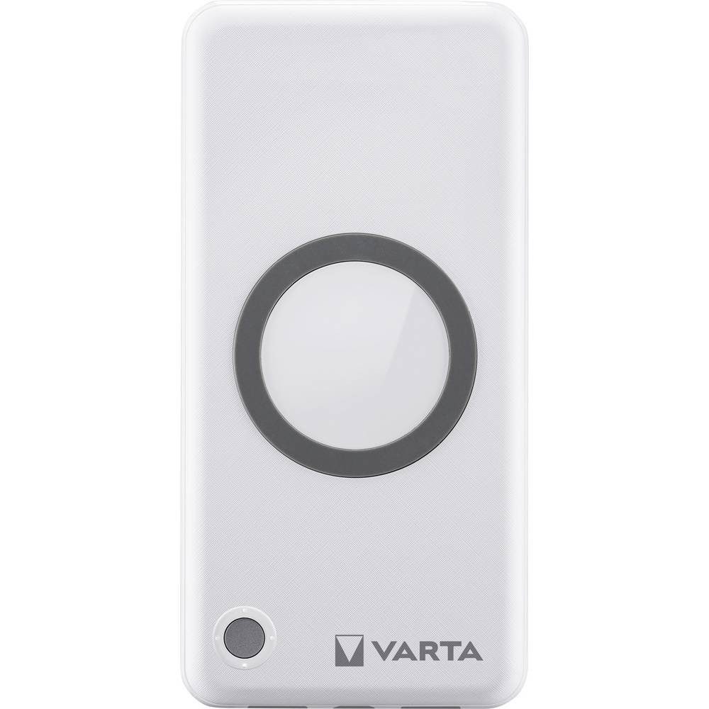 VARTA 57913 Powerbank 10000 mAh Qi Wireless Charging, QC 3.0, USB PD LiPo Powerbank