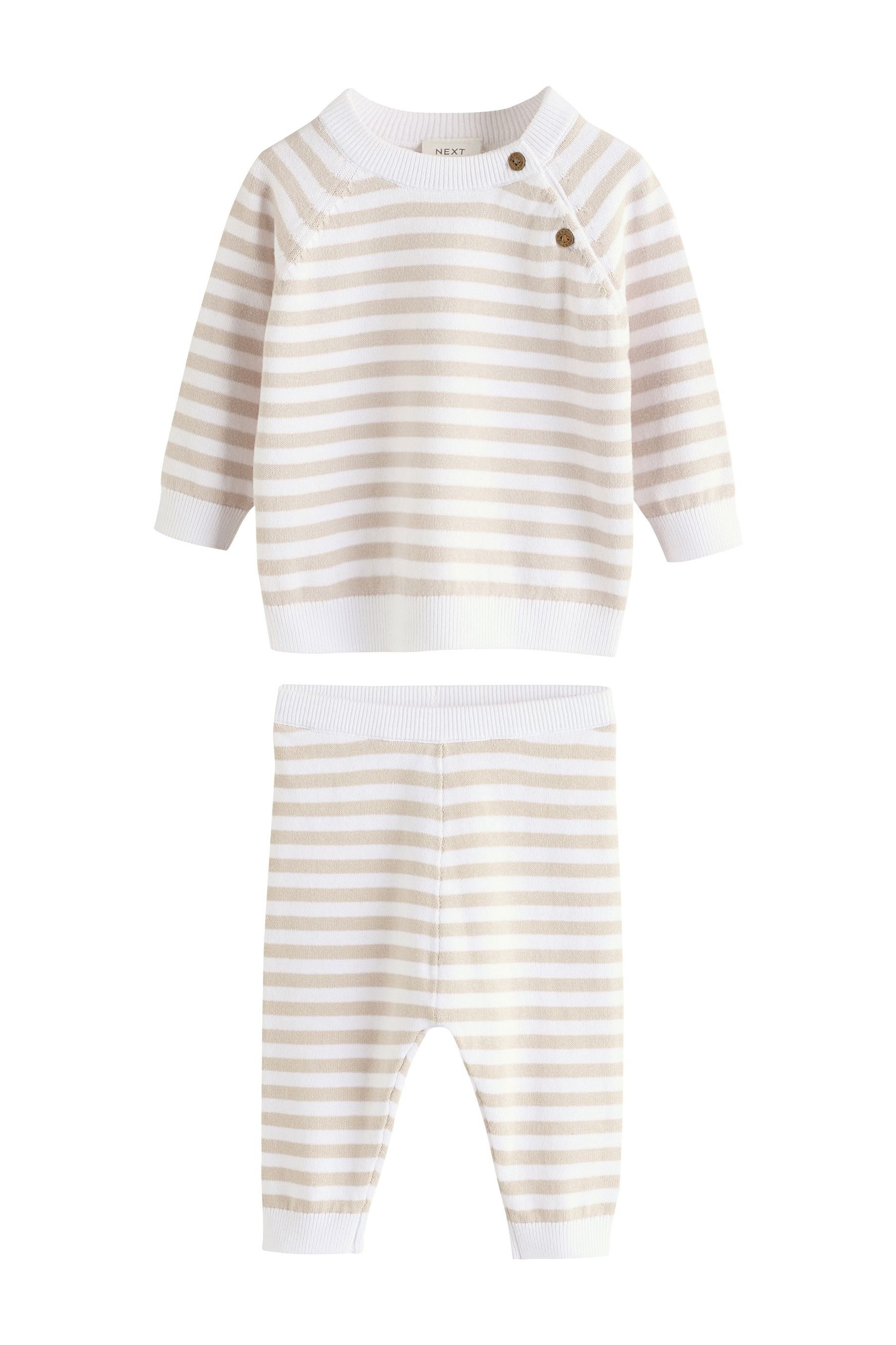 Top & Leggings Baby Strickoberteil und Leggings im Set