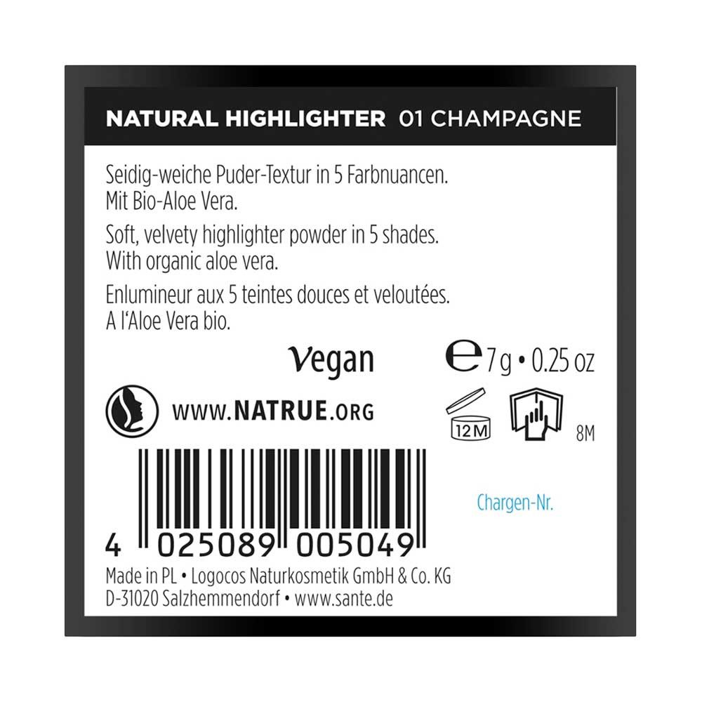 SANTE Highlighter Natural Highlighter - 01 Champagne 7g