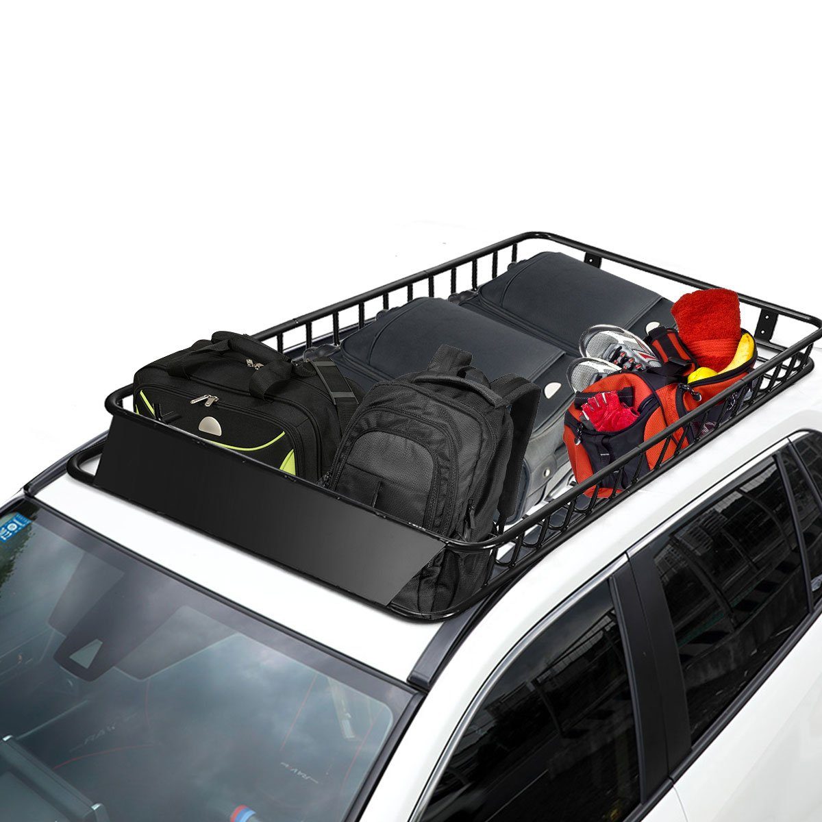 Costway Dachtrager Universal Dachkorb Dachgepacktrager Bis 68kg Belastbar 62 X 99 X 15cm Online Kaufen Otto