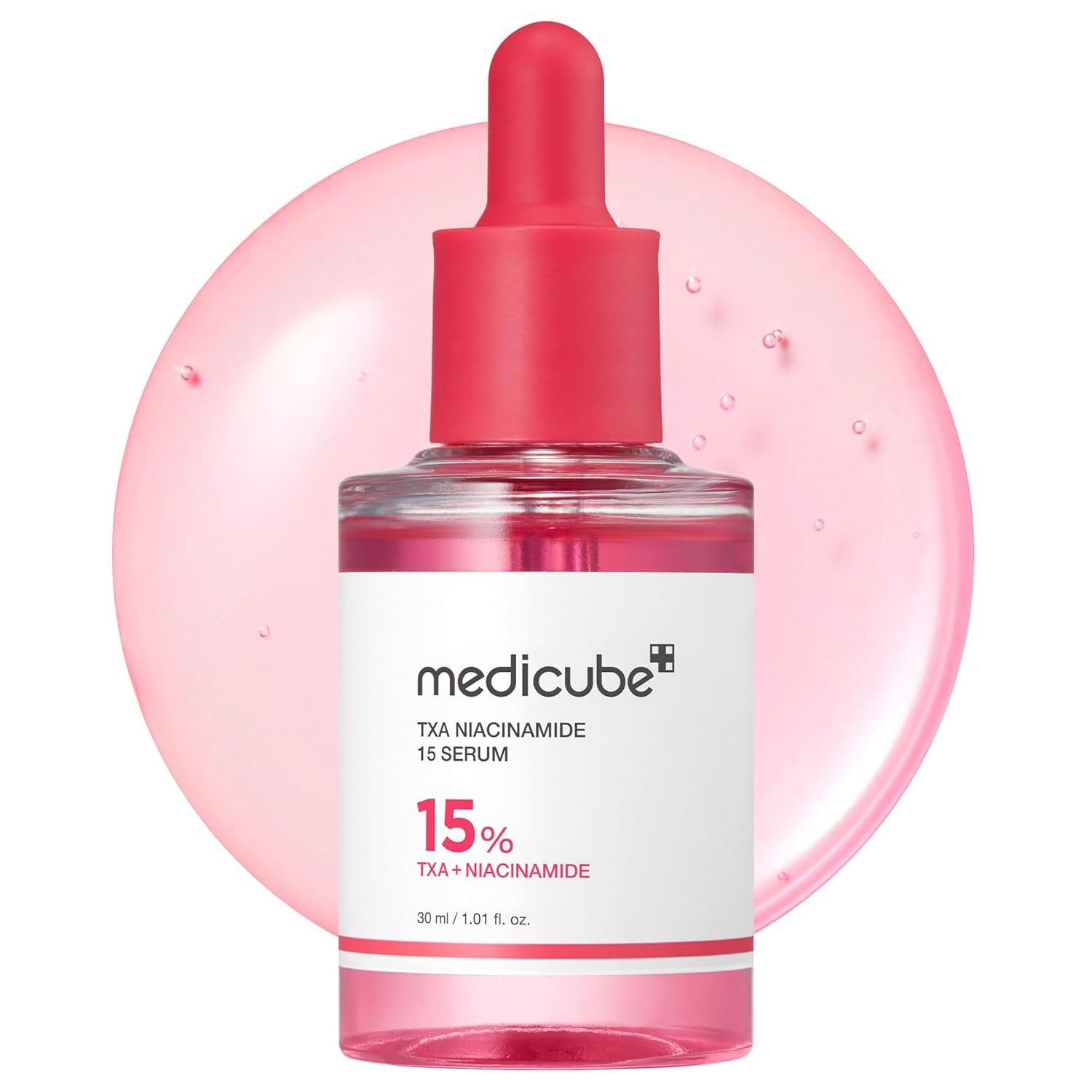 Medicube Gesichtsserum TXA Niacinamide 15 Serum 30 ml – für strahlend ebenmäßige Haut Glow-Serum für Hautpflege, 15% Wirkstoffkomplex, vegan, parfümfrei
