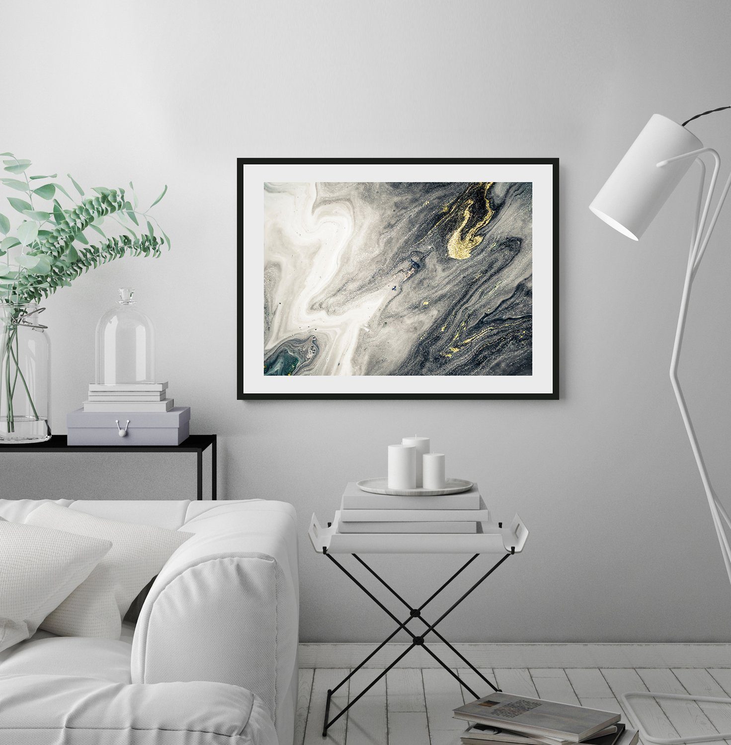 queence Bild Donata, Abstrakt, Spa, Spirituelle Bilder, Stein, Marmor, Abstrakt, gerahmt