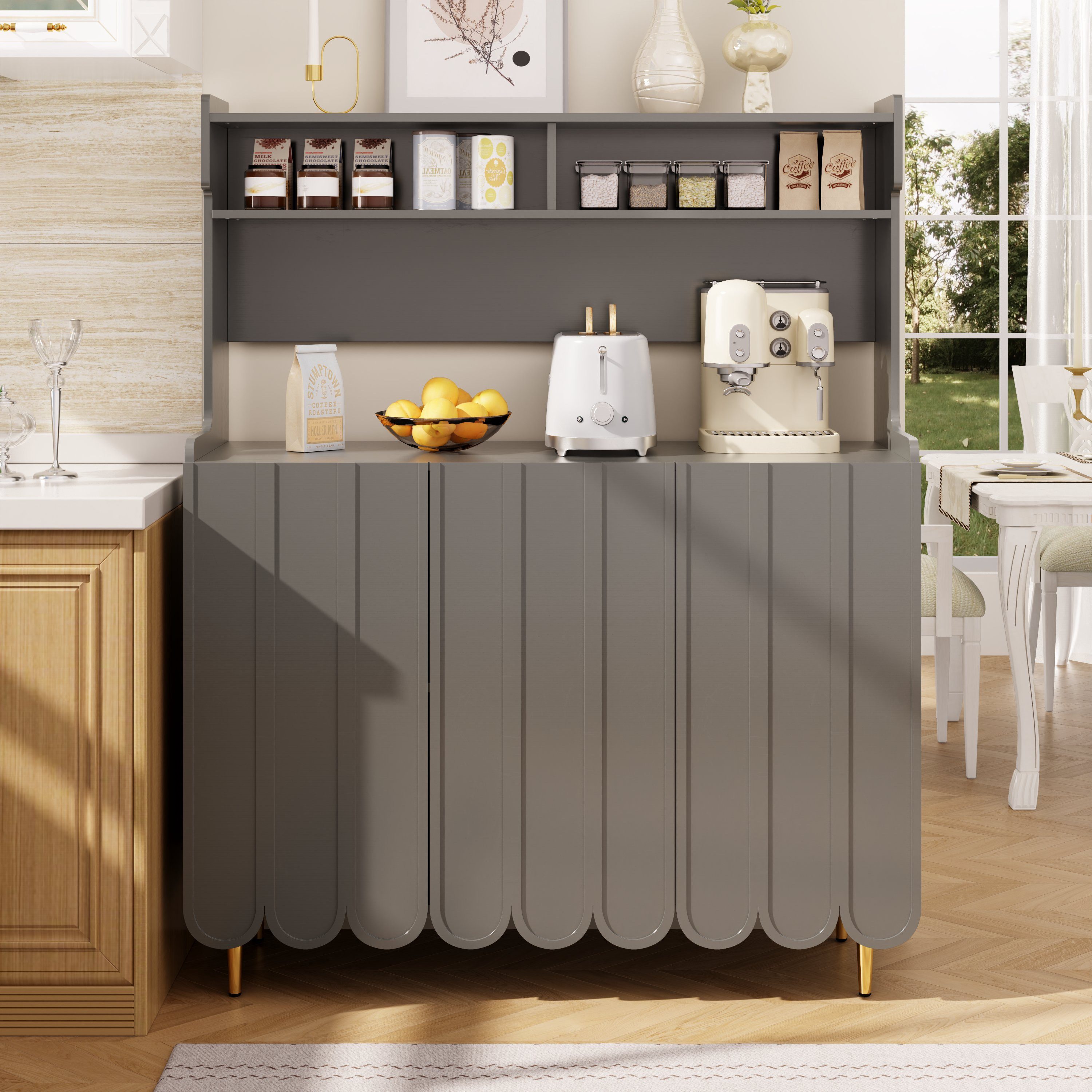 OKWISH Sideboard Aufbewahrungsschrank mit ausreichend Stauraum günstig online kaufen