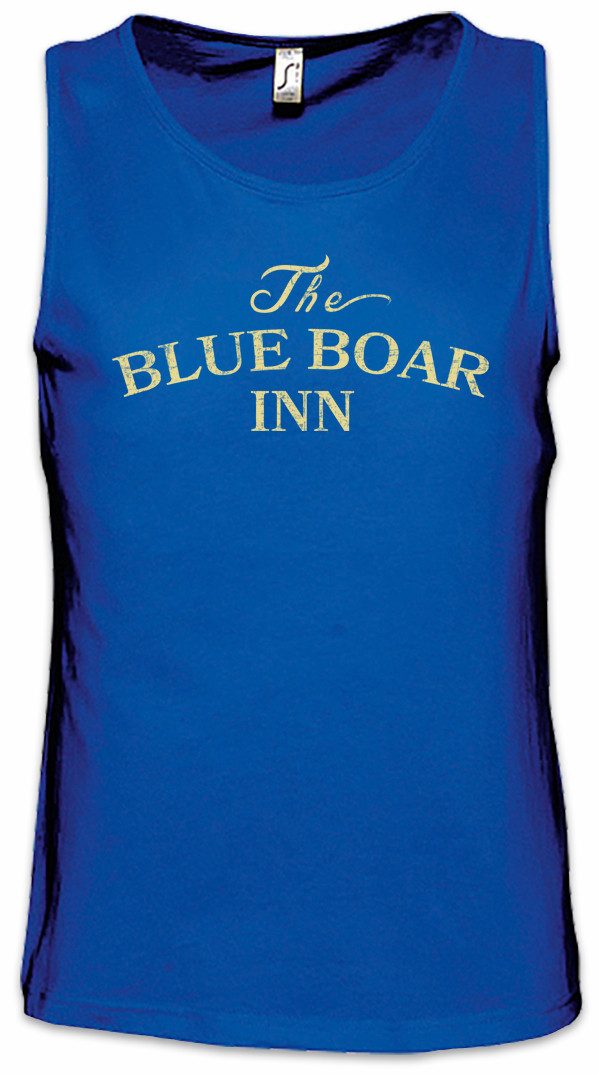 Urban Backwoods Tanktop The Blue Boar Inn Ärmelloses T-Shirt Robin Gasthaus Pub Saloon Hood Restaurant Kneipe Sign Symbol