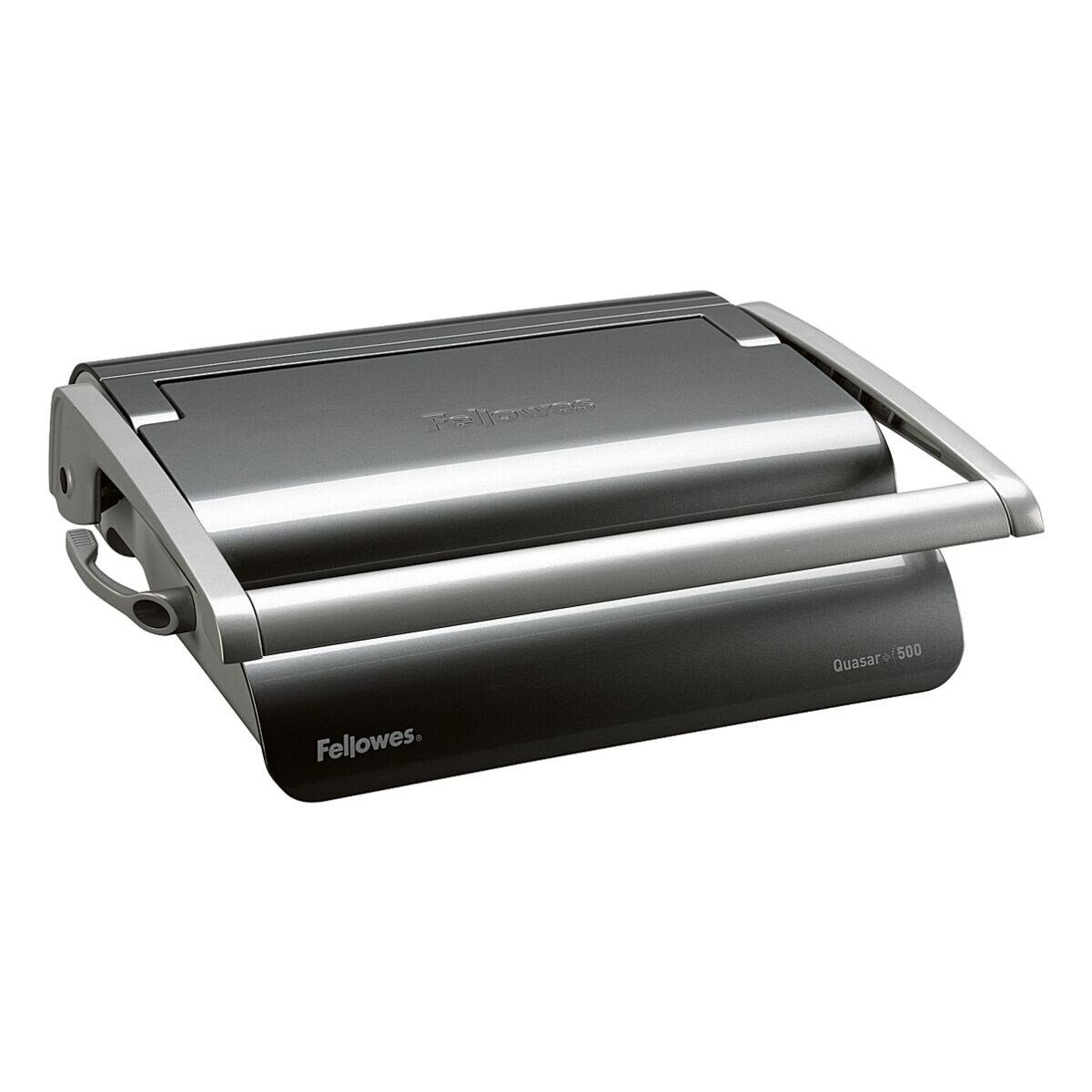 FELLOWES Plastikbindegerät Quasar+, DIN A4, 21 Ringe, Stanz-/Bindeleistung: 22/500 Blatt