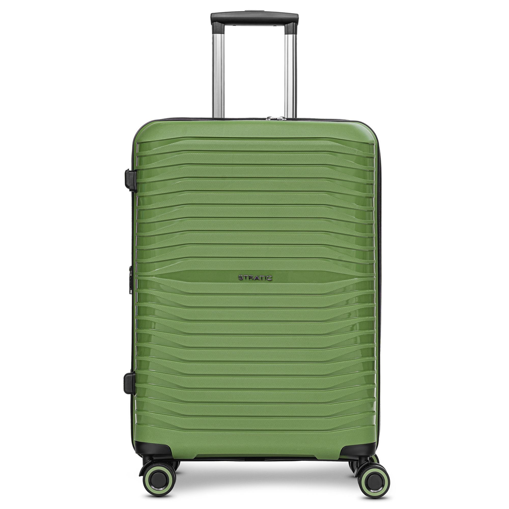 Stratic Hartschalen-Trolley Shine, 4 Rollen, Polypropylen