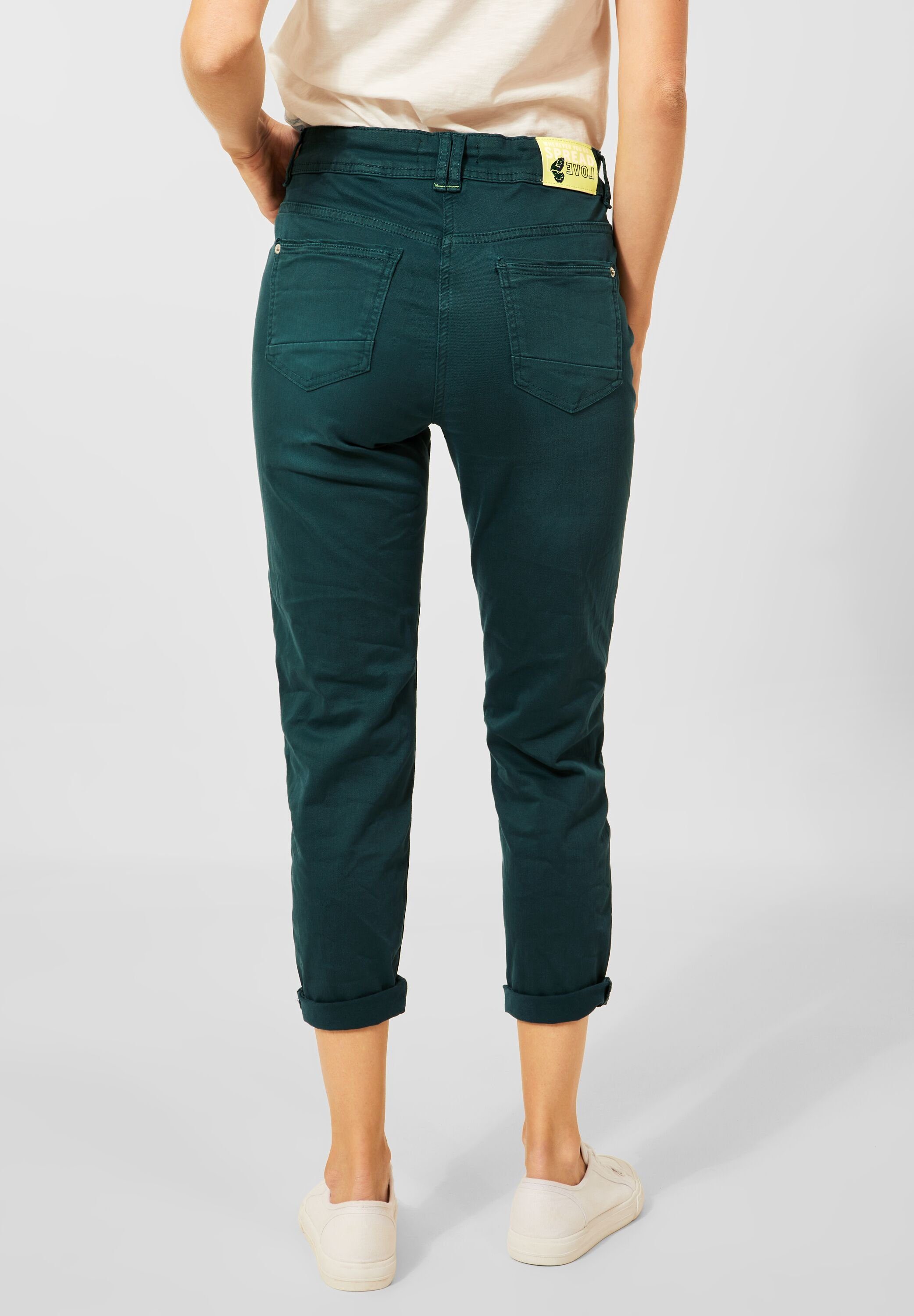 (1- in Pi Loose Ponderosa Cecil im Cecil Bequeme Jogg Style Hose Tunnelzugbändchen tlg) Fit Jeans