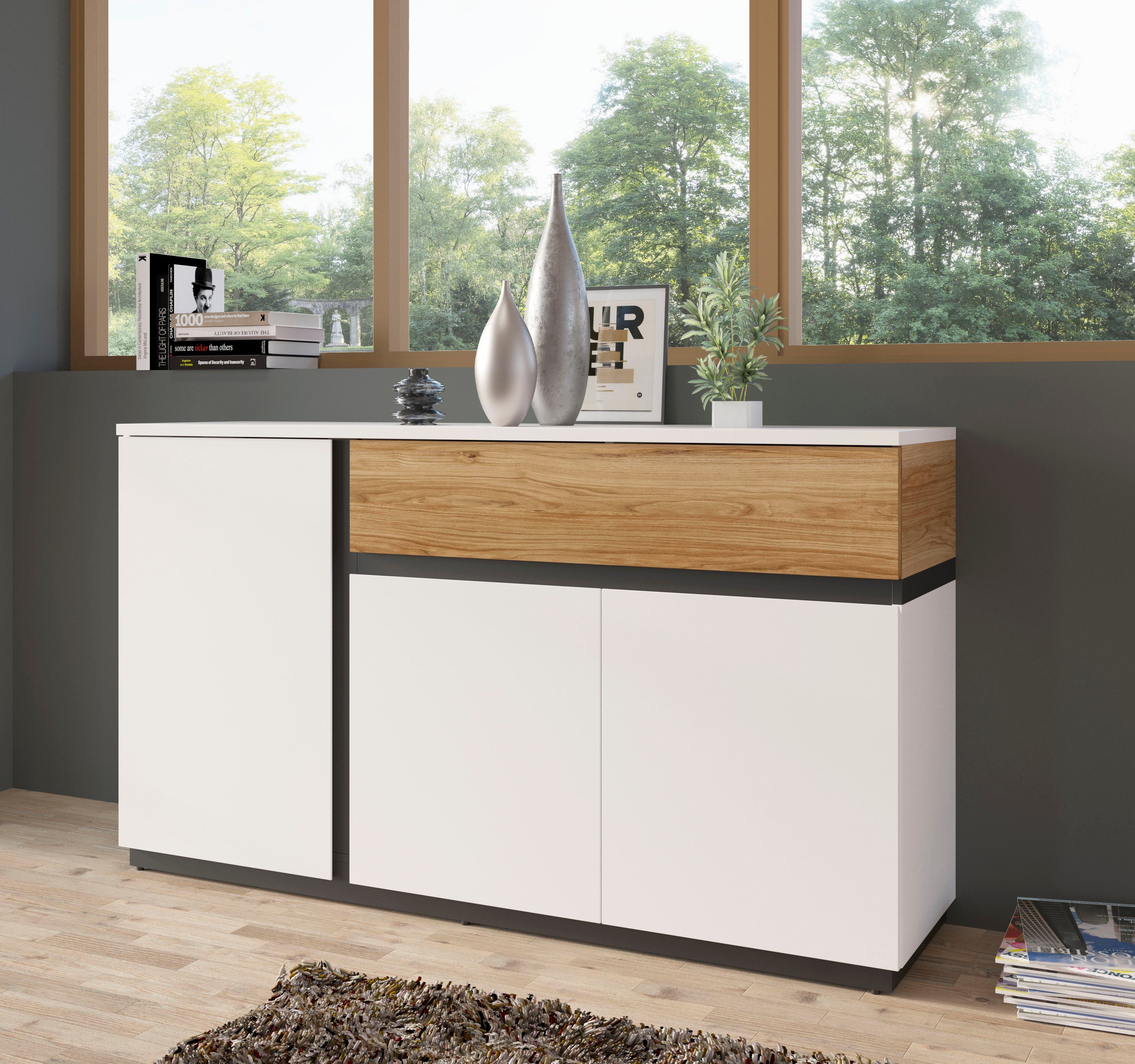 INOSIGN Sideboard Novena, Breite 155 cm günstig online kaufen