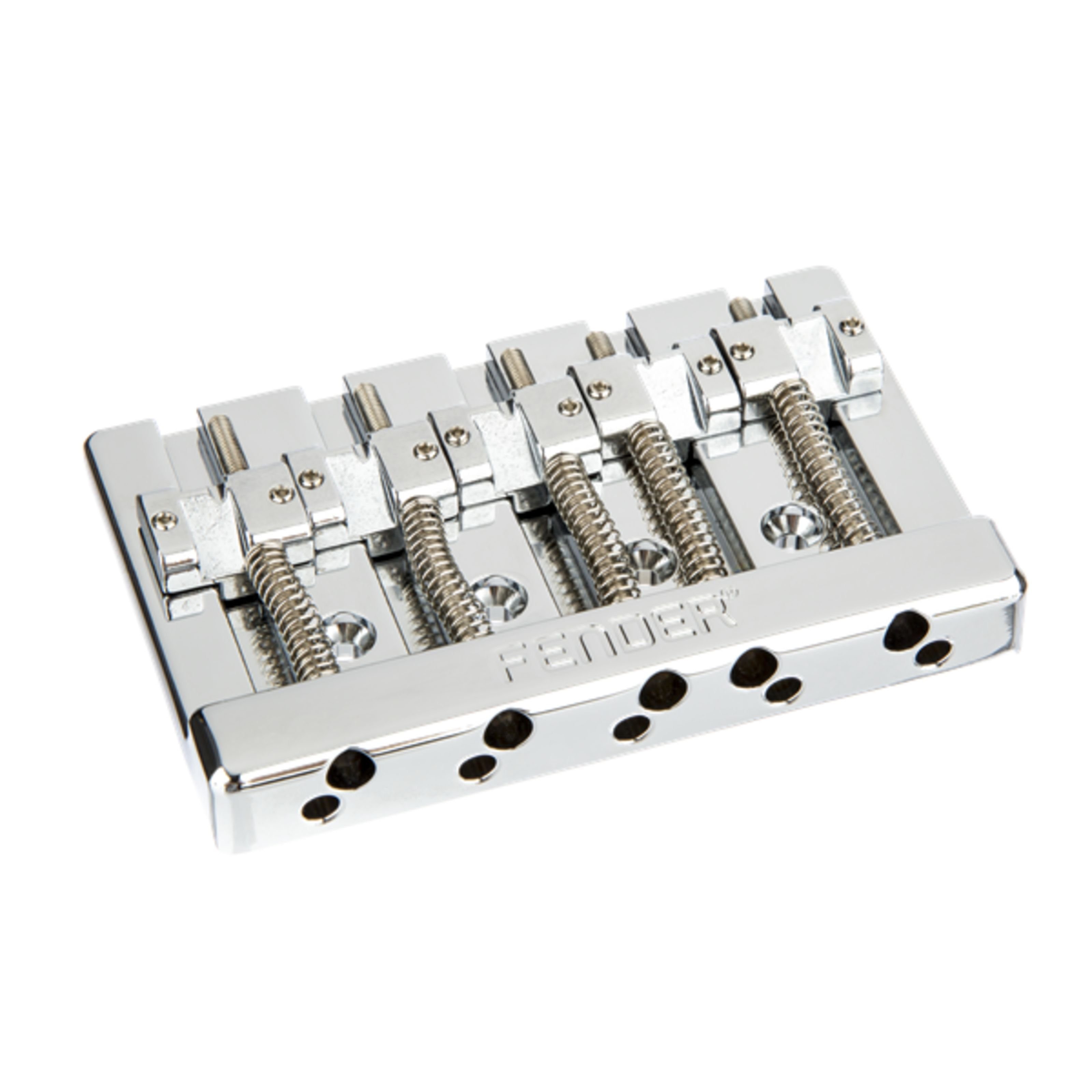 Fender E-Bass, HiMass 5-String Bass Bridge with Brass Saddles, Tuning Parts für Bässe, Brücken, Stege, Saitenhalter, HiMass 5-String Bass Bridge with Brass Saddles - Bass-Ersatzteil