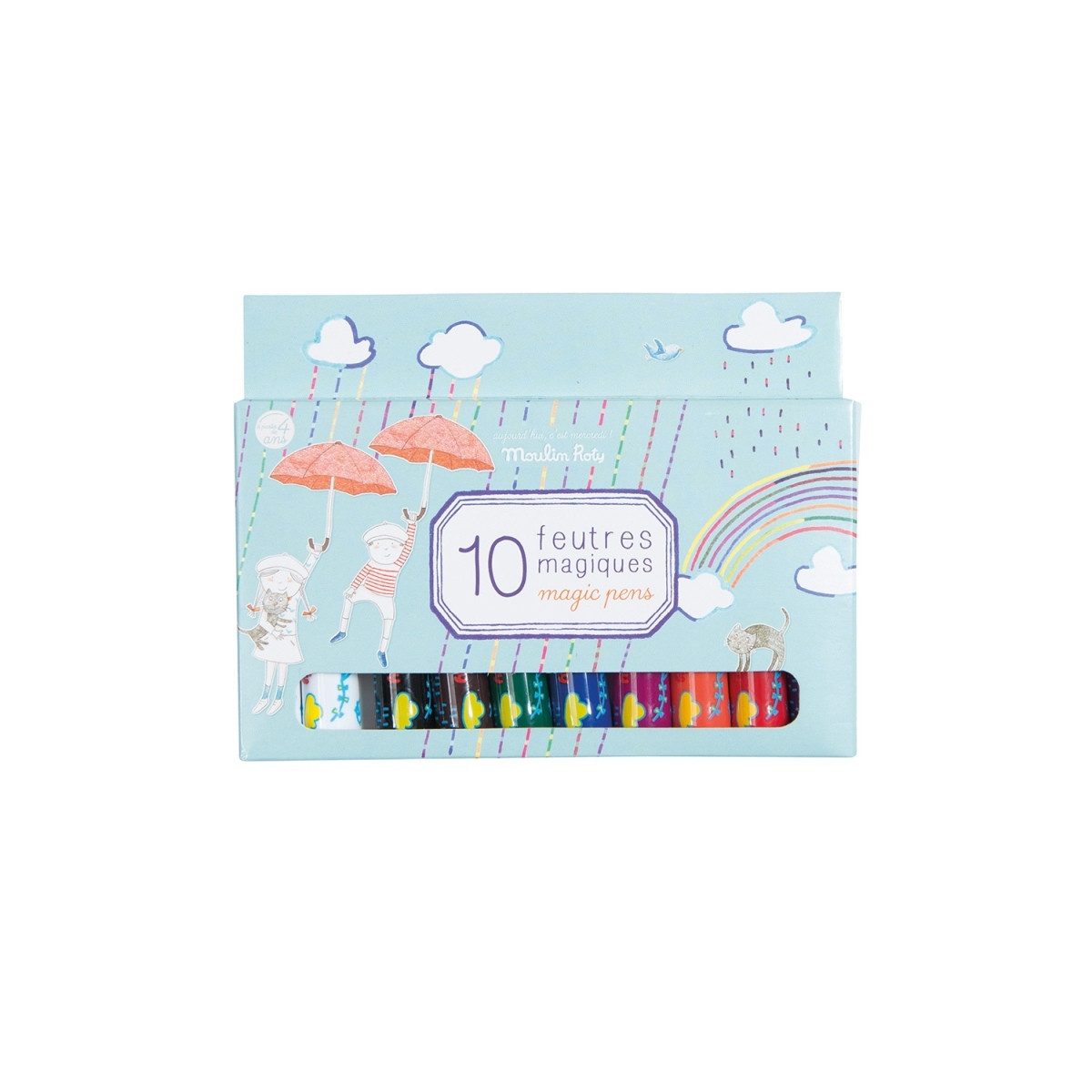Moulin Roty Filzstift Magische bunte Фломастеры 10 Stück Kinder Kreativ ab 3 Jahren