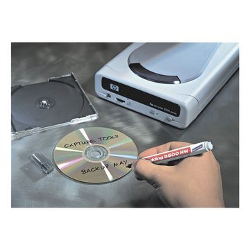 edding Marker 8500RW, (1-tlg), für CDs/DVDs/BDs, non-permanent