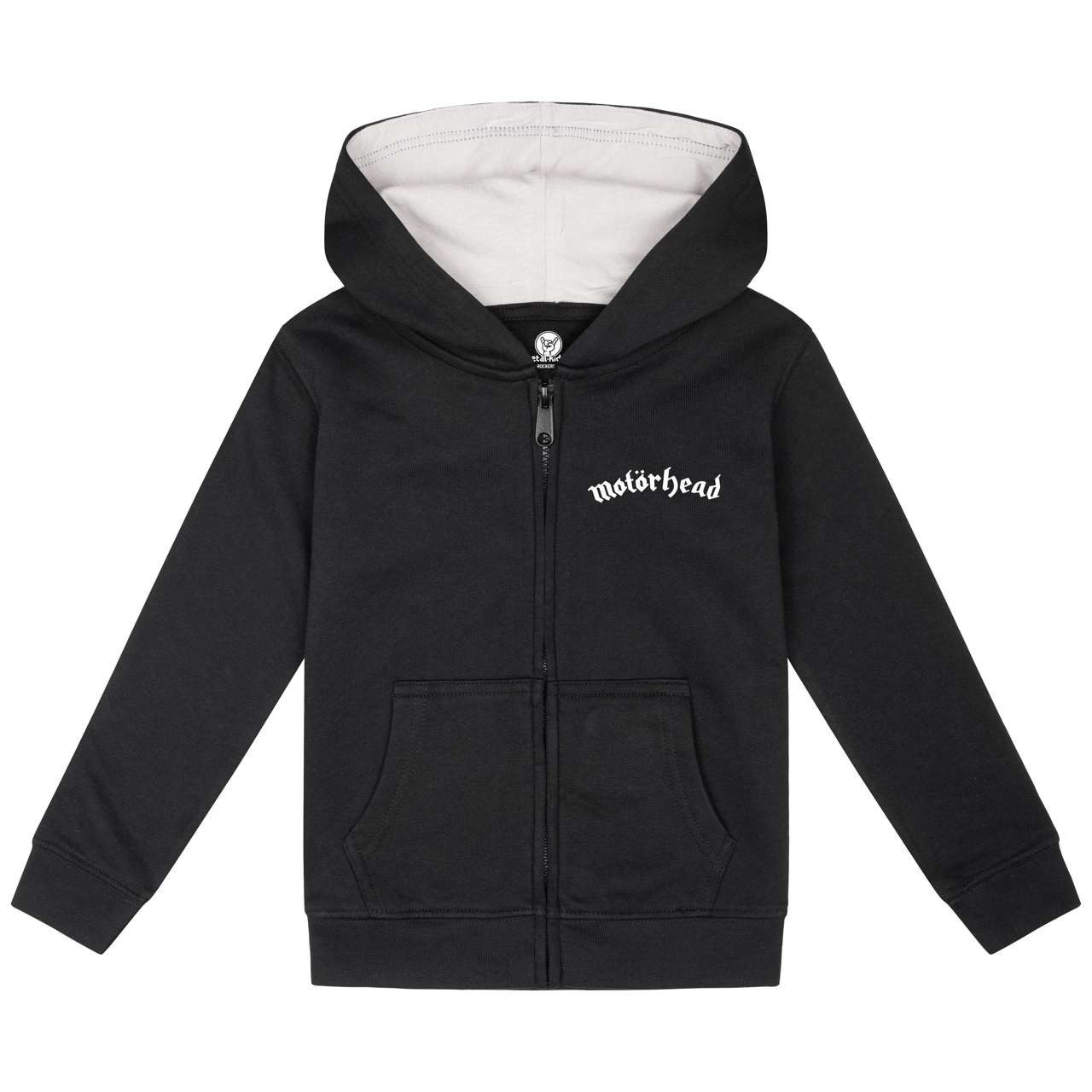 Metal Kids Kapuzensweatjacke mit Motörhead (Born to Lose) Aufdruck für Kinder von 2–14 Jahren