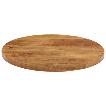 vidaXL Esstisch Tischplatte Ø 60x2,5 cm Rund Massivholz Mango