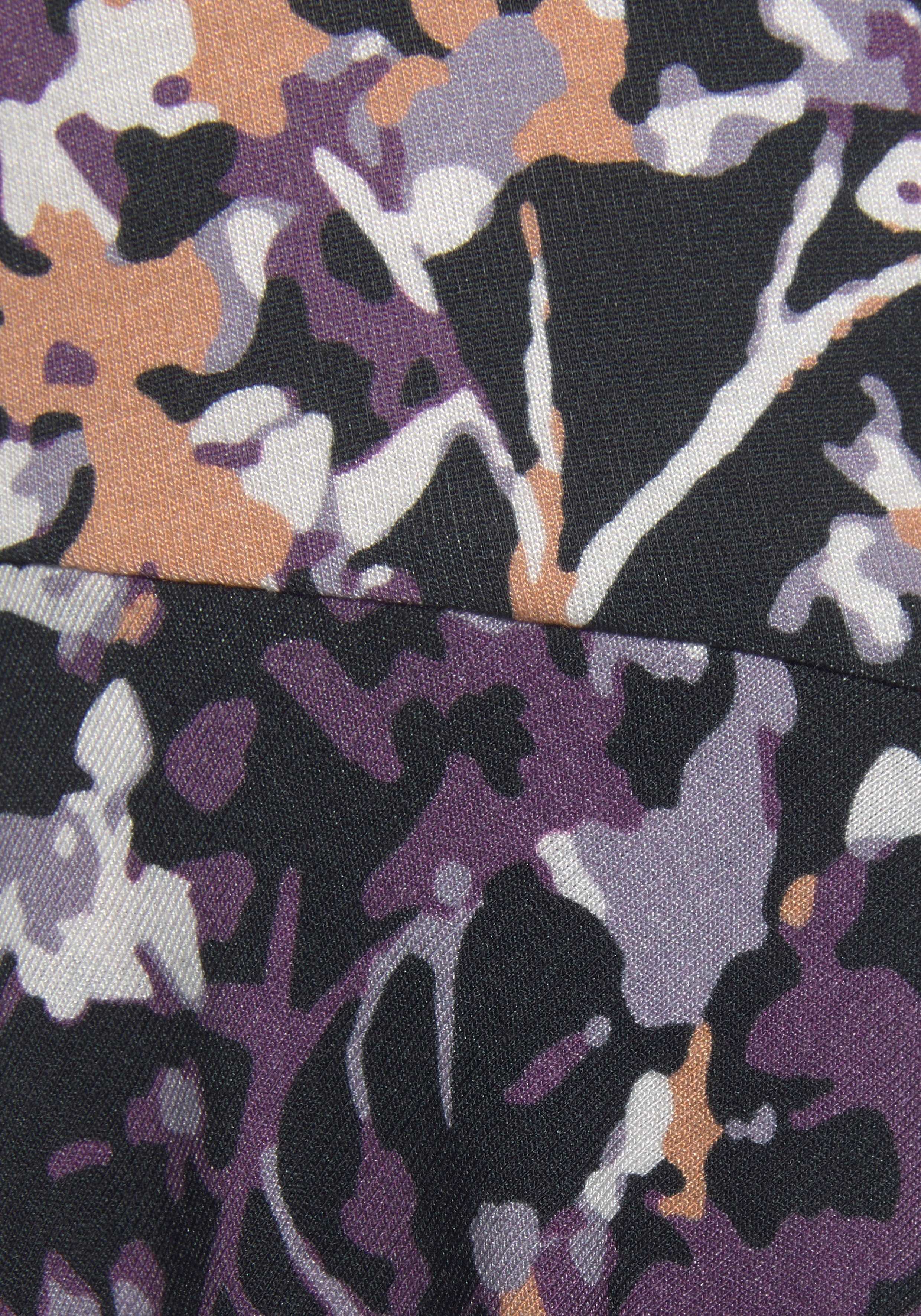 Vivance Hosenrock mit Blumenprint aus Viskosejersey kurzer Jerseyrock, Sommerrock mit fixierter Shorts, Skort, Minirock